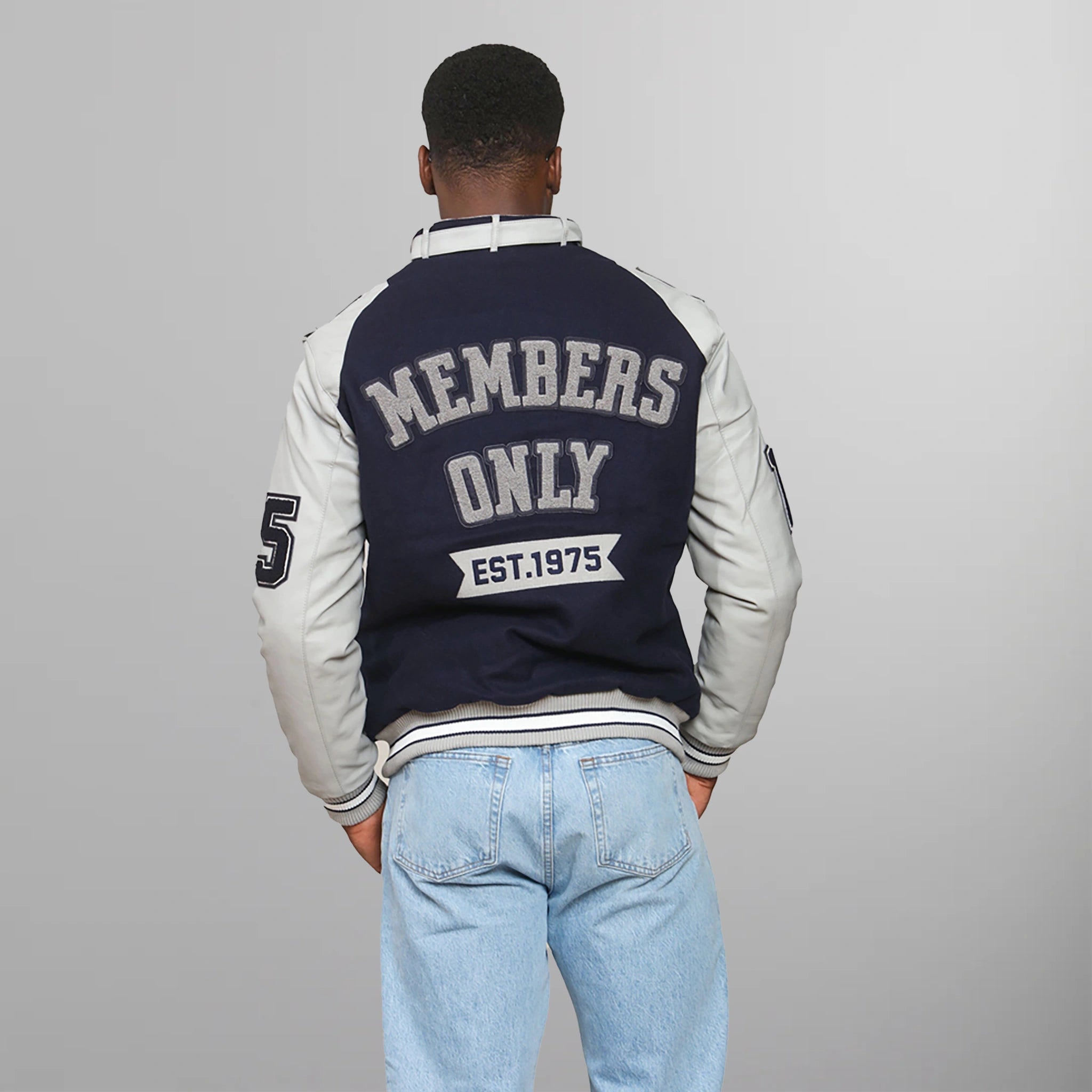 Men's Varsity Jacket Men's Iconic Jacket Members Only 