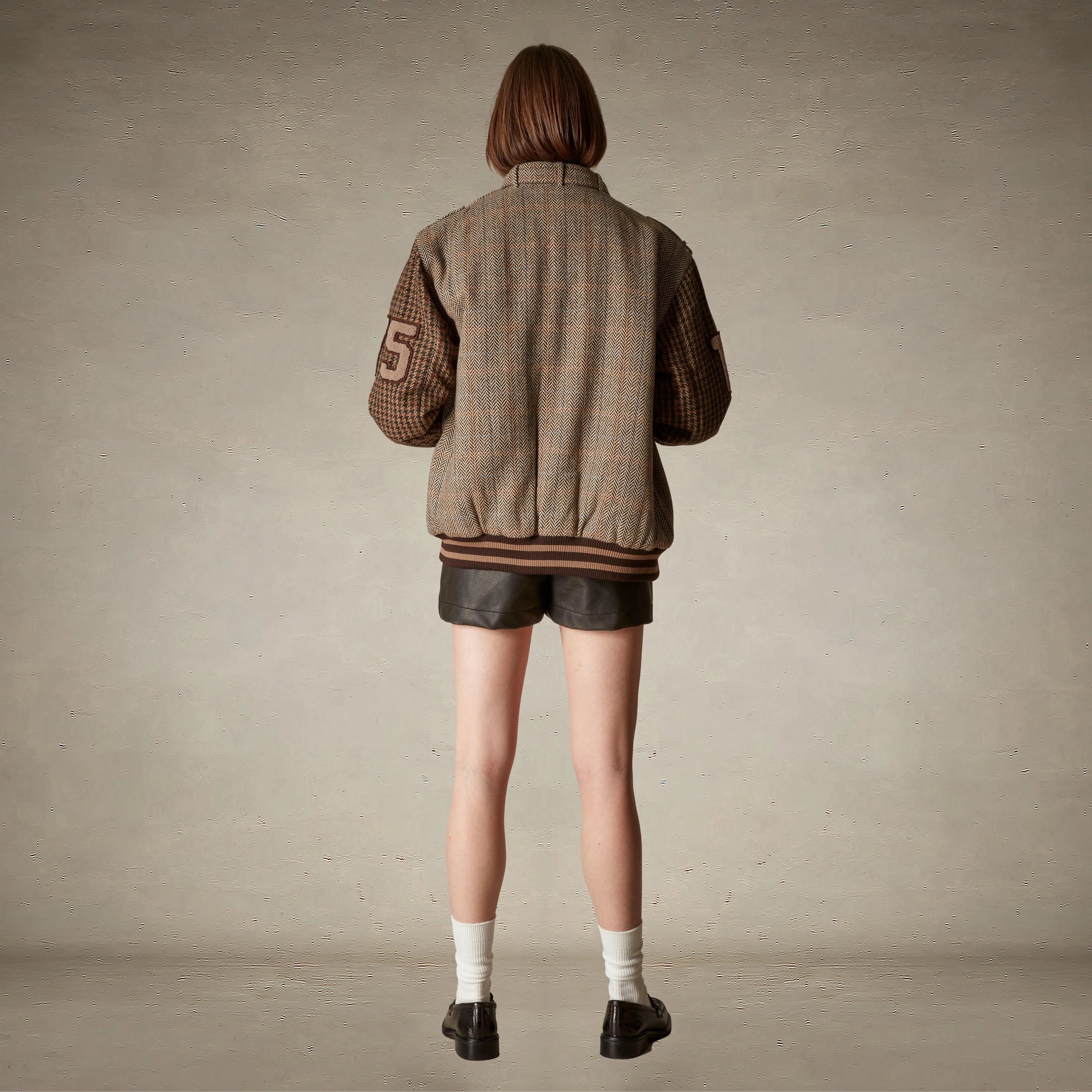 Women's Tweed Varsity Jacket Men's Iconic Jacket Members Only® 