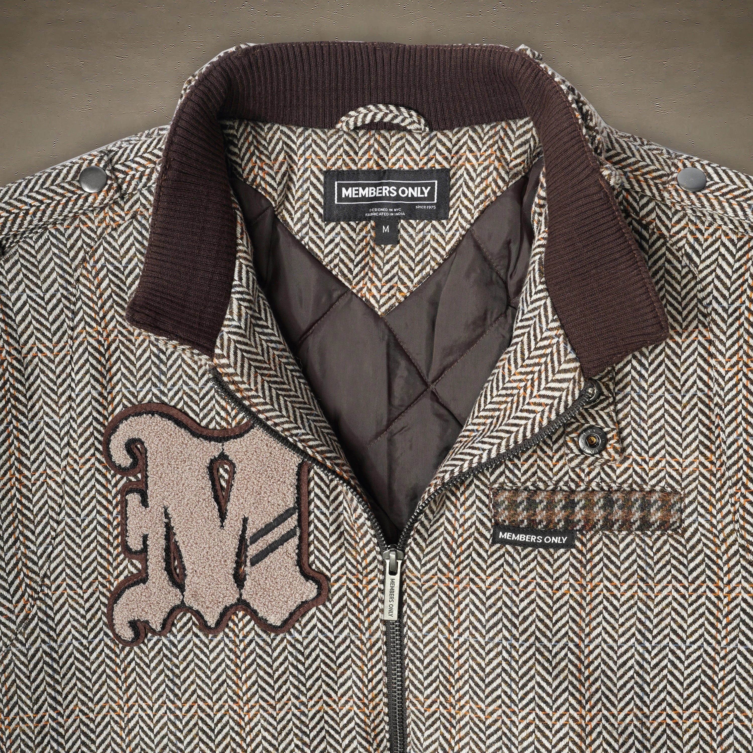 Women's Tweed Varsity Jacket Men's Iconic Jacket Members Only® 