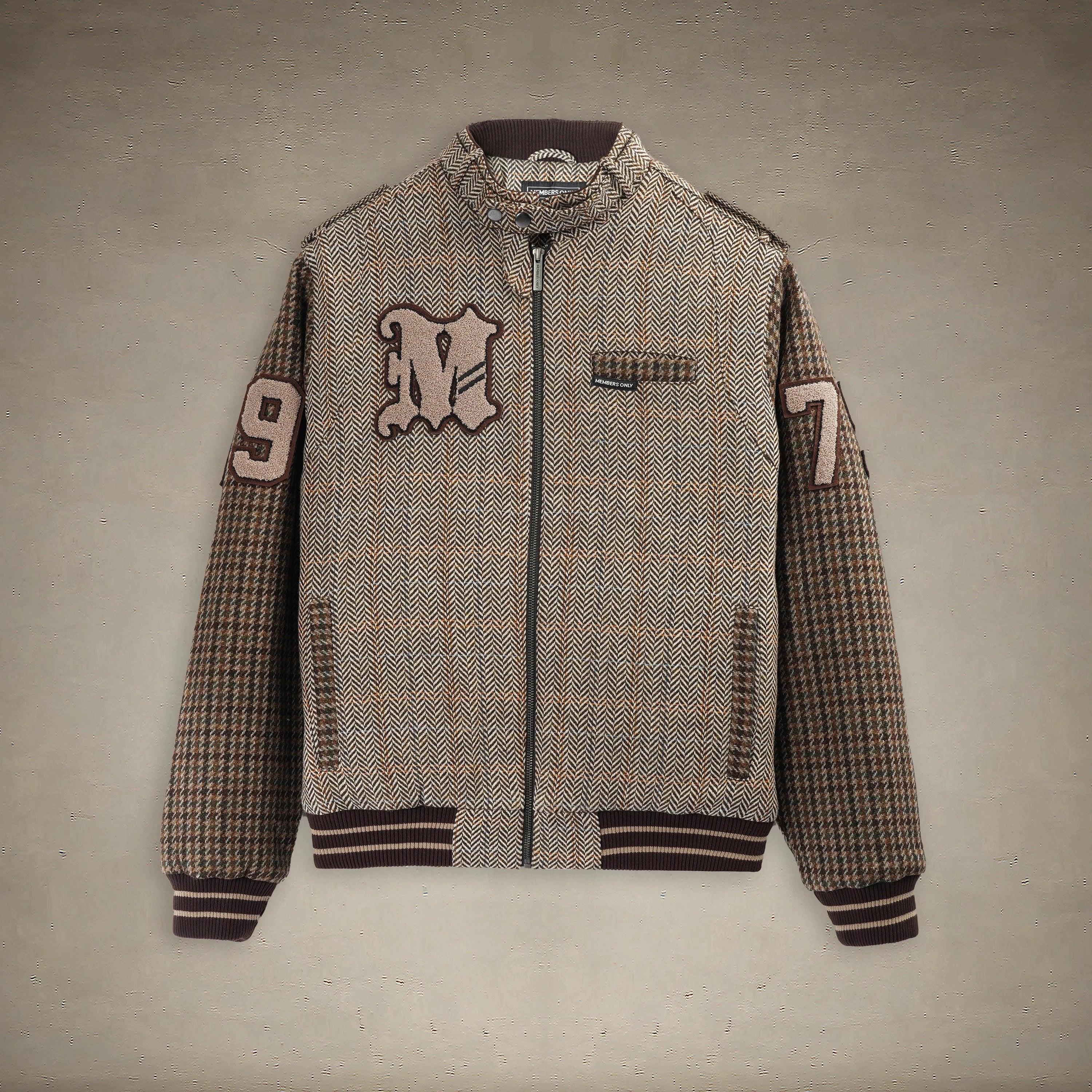 Women's Tweed Varsity Jacket Men's Iconic Jacket Members Only® 