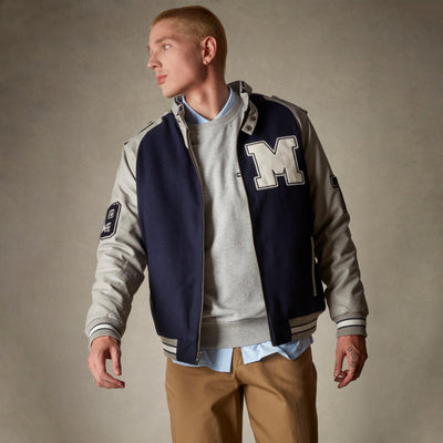 Men's Varsity Jacket Men's Iconic Jacket Members Only® Navy Small 