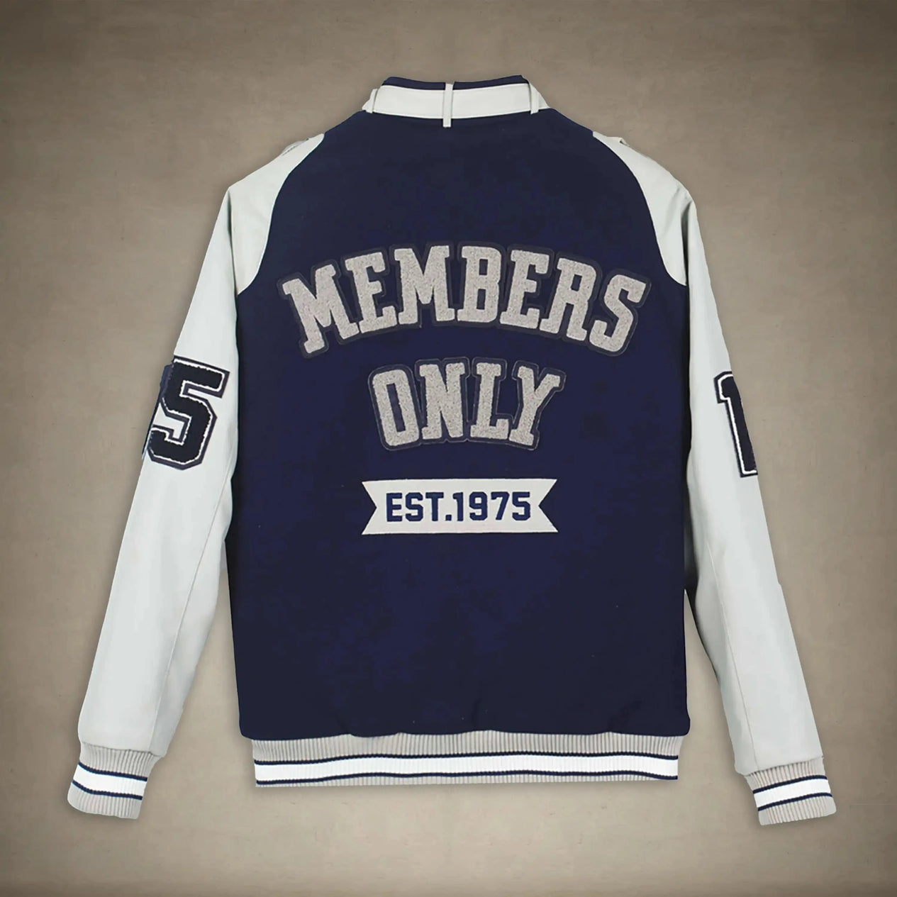 varsity jacket for men navy