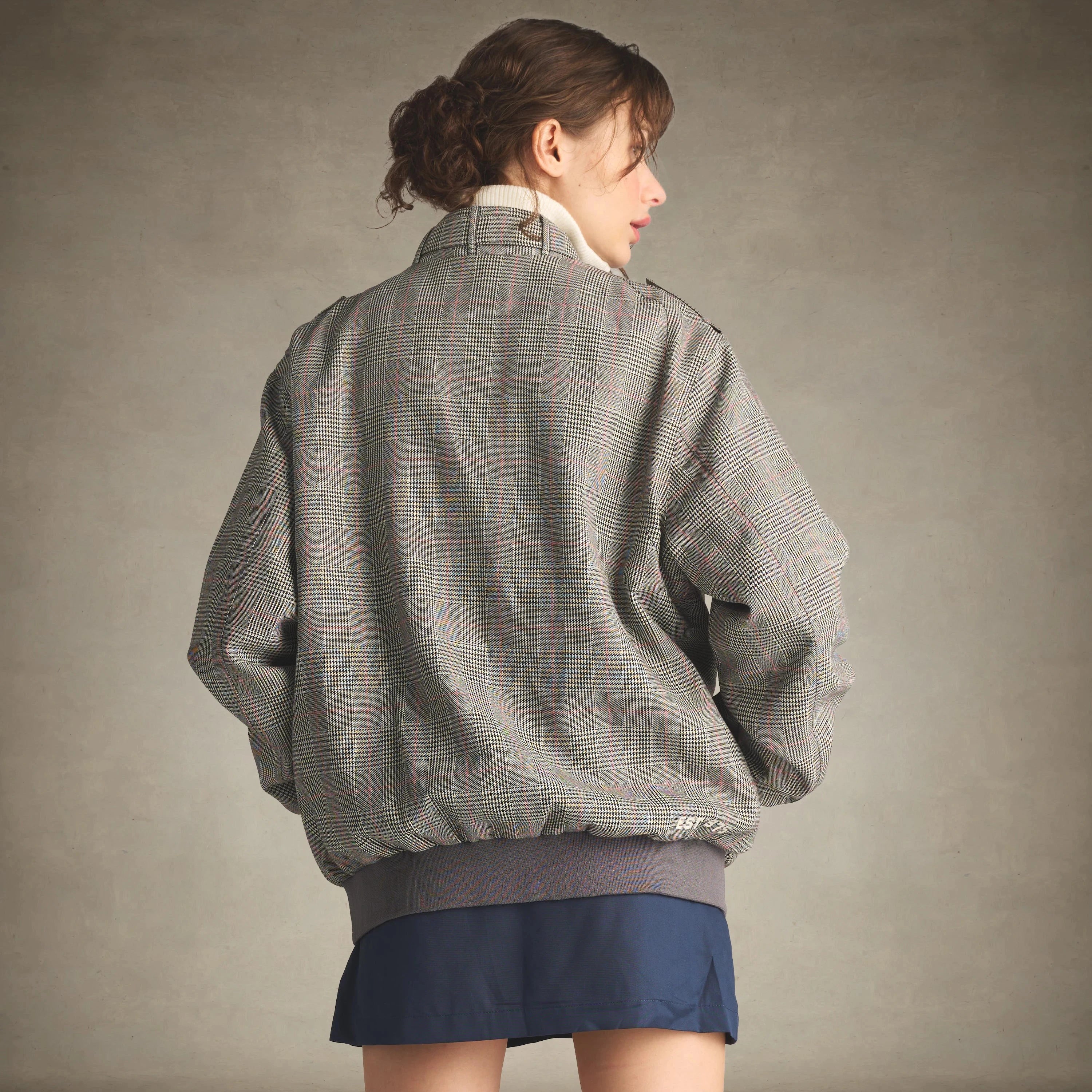 Women's Anderson Glen Plaid Oversized Jacket Women's Iconic Jacket Members Only® 