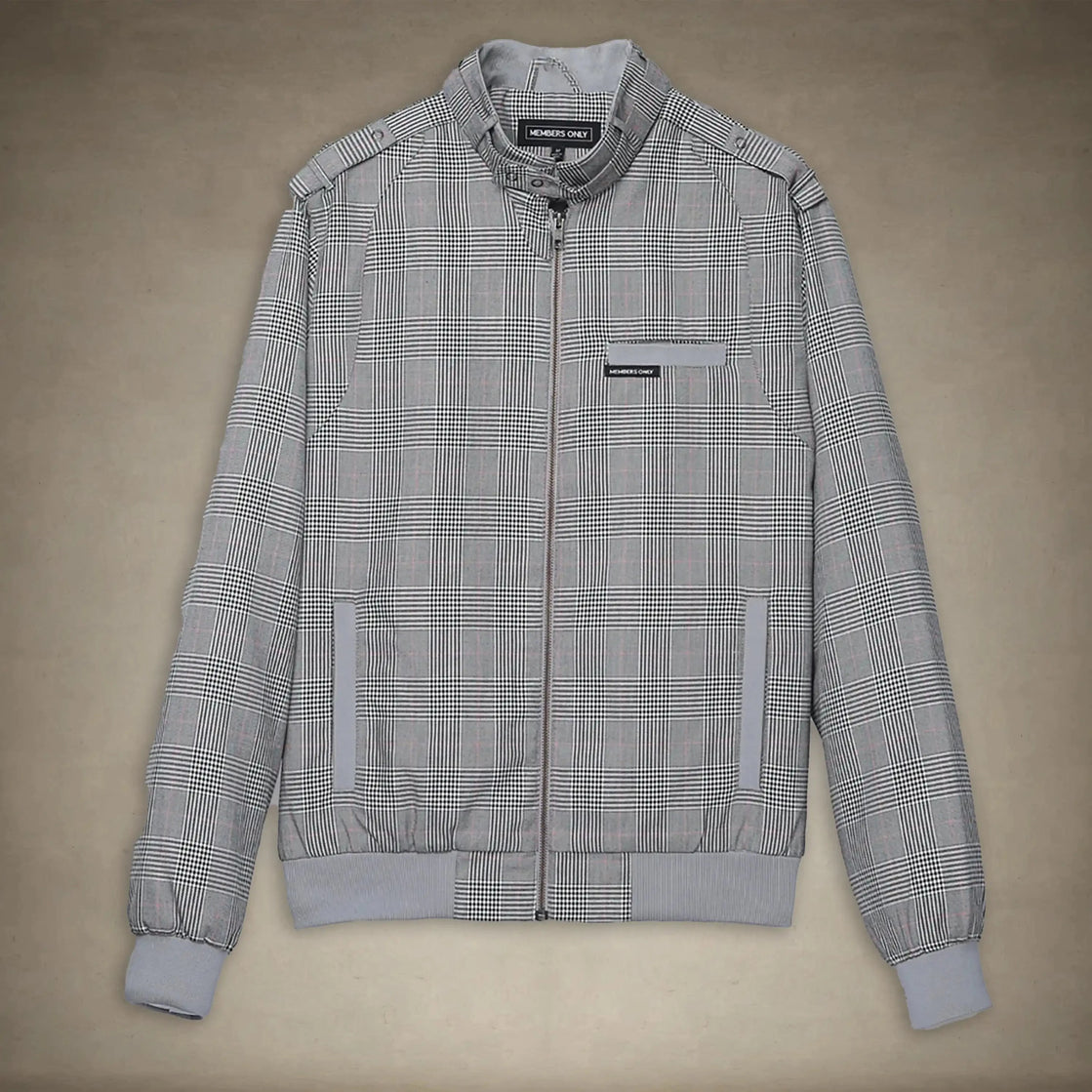 Men's Anderson Glen Plaid Iconic Racer Jacket