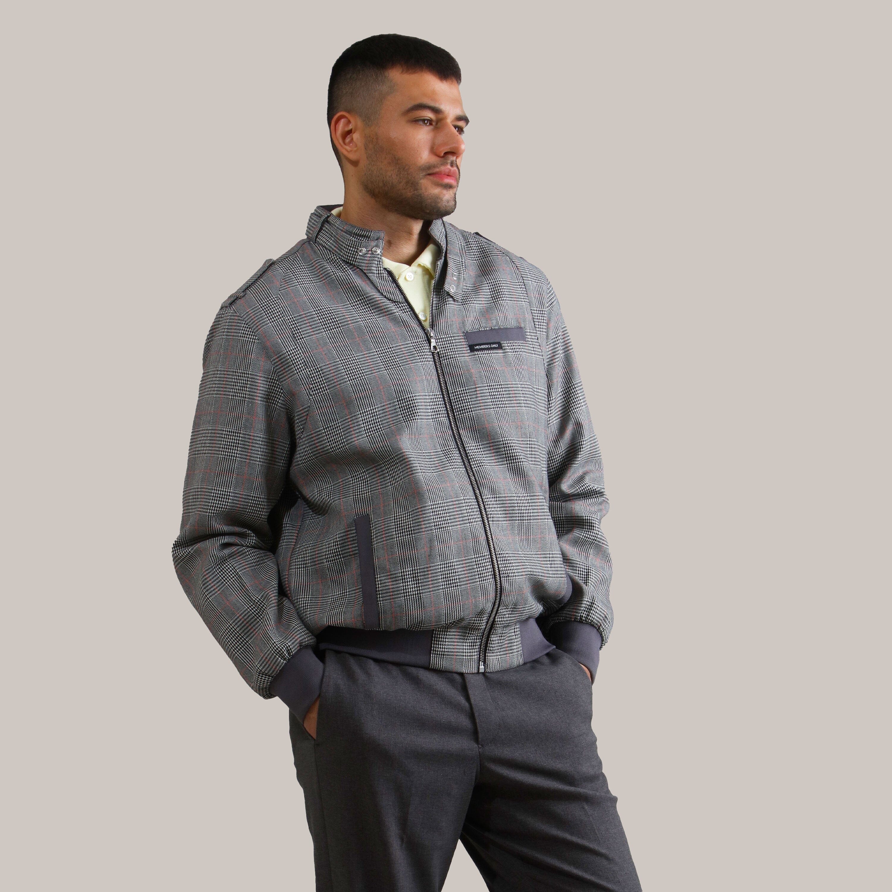 Men's Anderson Glen Plaid Iconic Racer Jacket – Members Only®