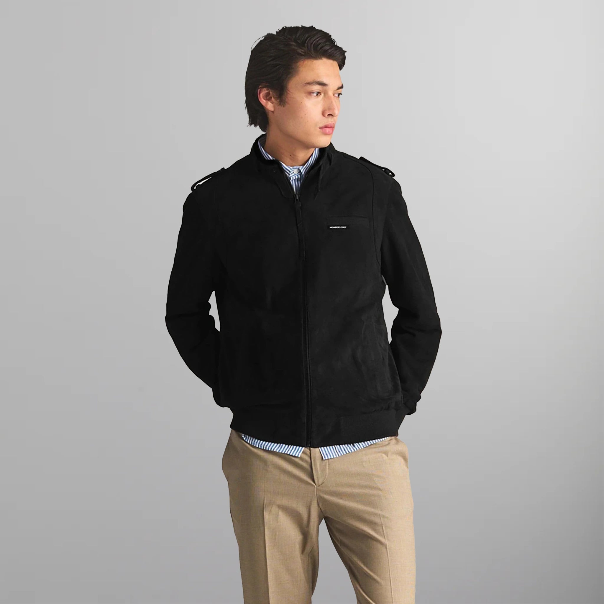 Men's Soft Suede Iconic Jacket Men's Iconic Jacket Members Only 