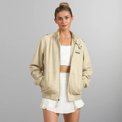 Women's Soft Suede Iconic Oversized Jacket Women's Iconic Jacket Members Only Chamois Small 