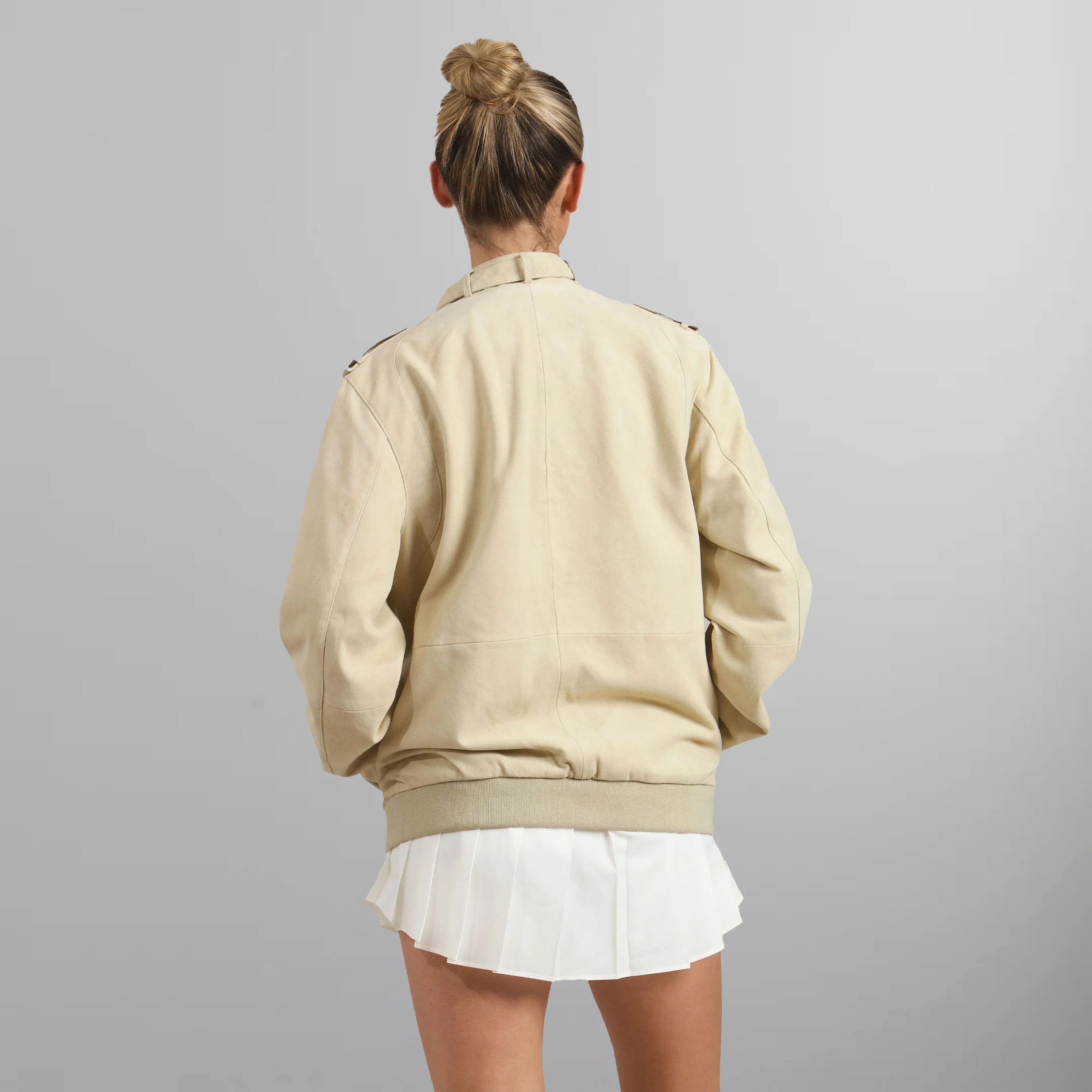 Women's Soft Suede Iconic Oversized Jacket Women's Iconic Jacket Members Only 