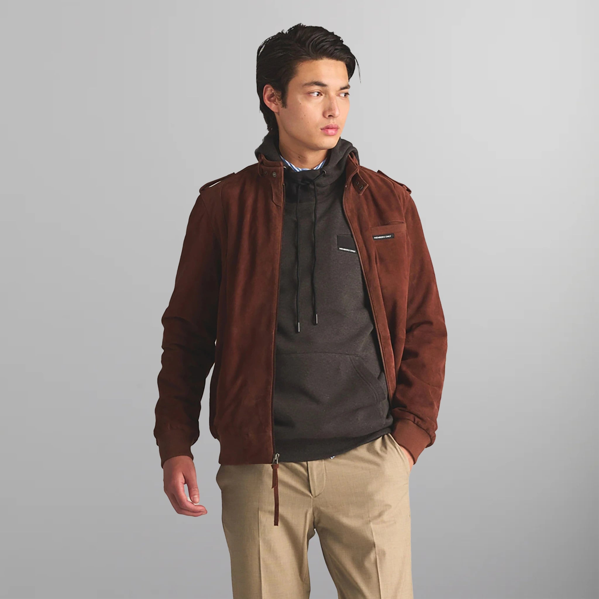 Men's Soft Suede Iconic Jacket Men's Iconic Jacket Members Only 