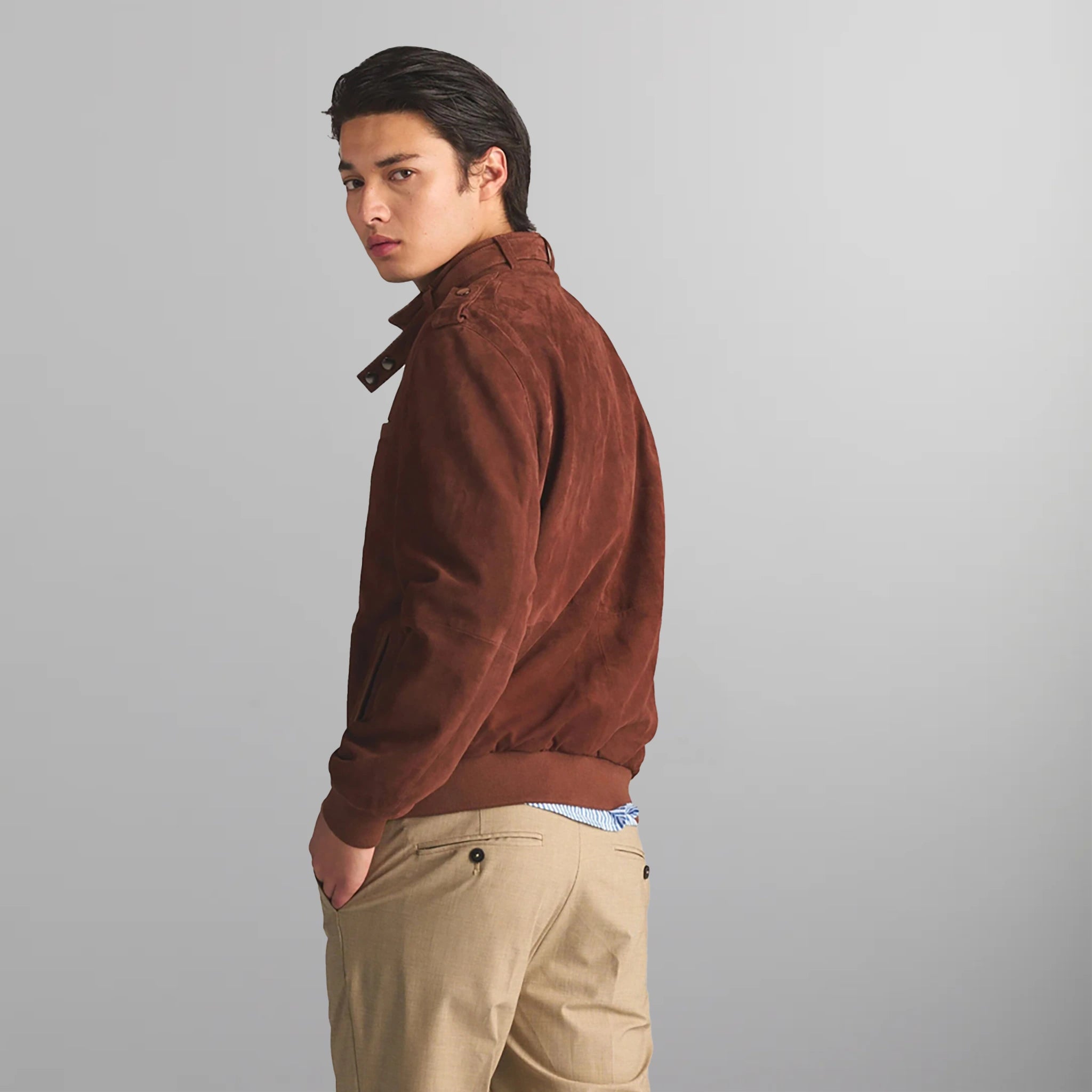 Men's Soft Suede Iconic Jacket Men's Iconic Jacket Members Only 