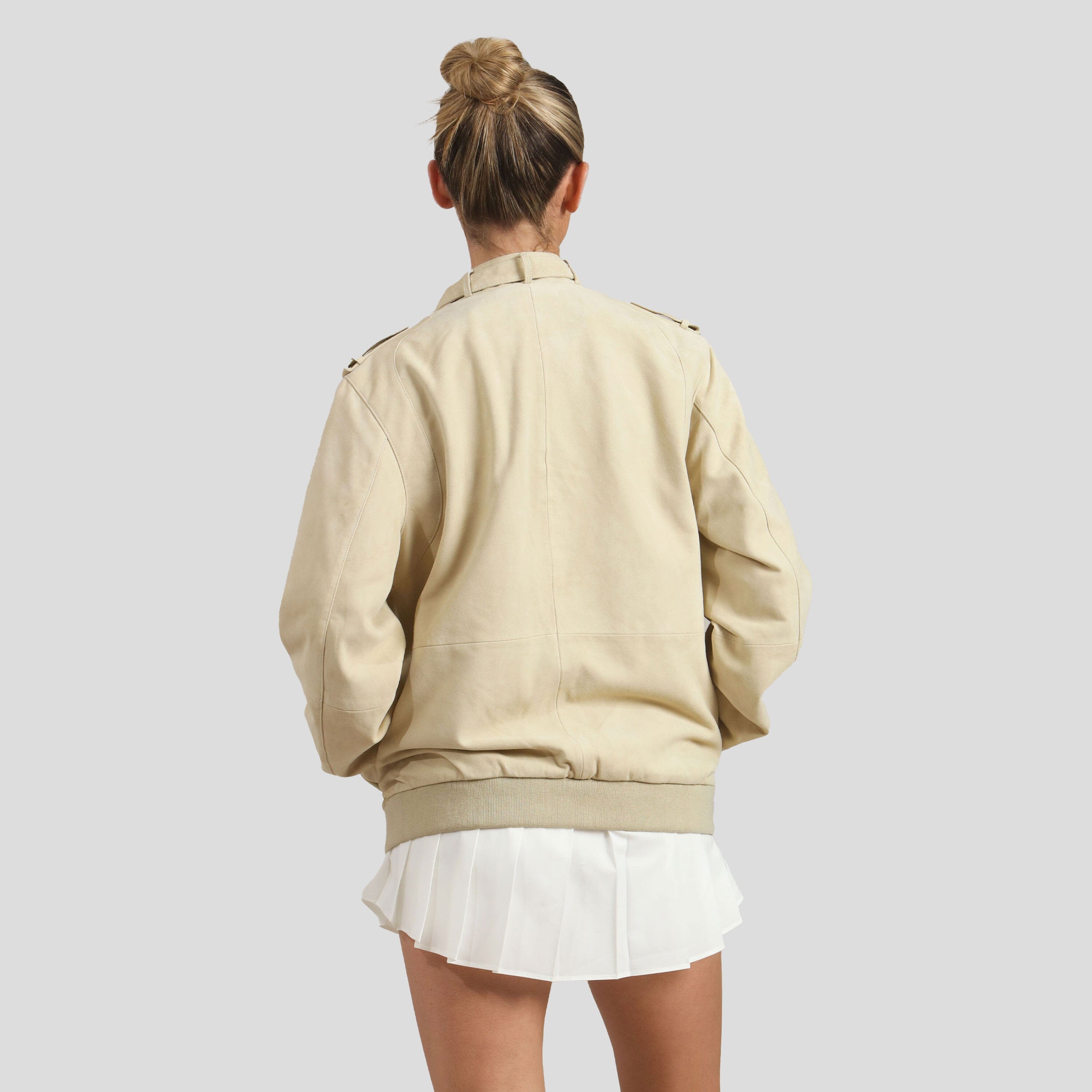 Women's Soft Suede Iconic Oversized Jacket