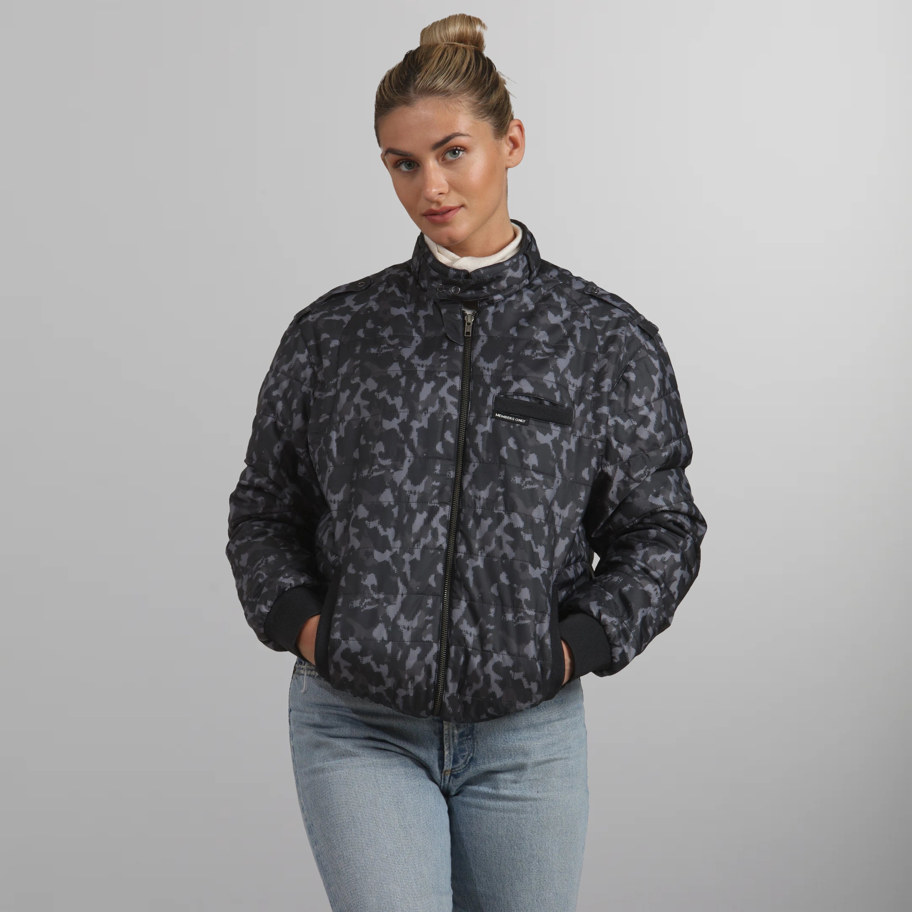 Women's SoHo Oversized Quilted Jacket Women's Iconic Jacket Members Only 