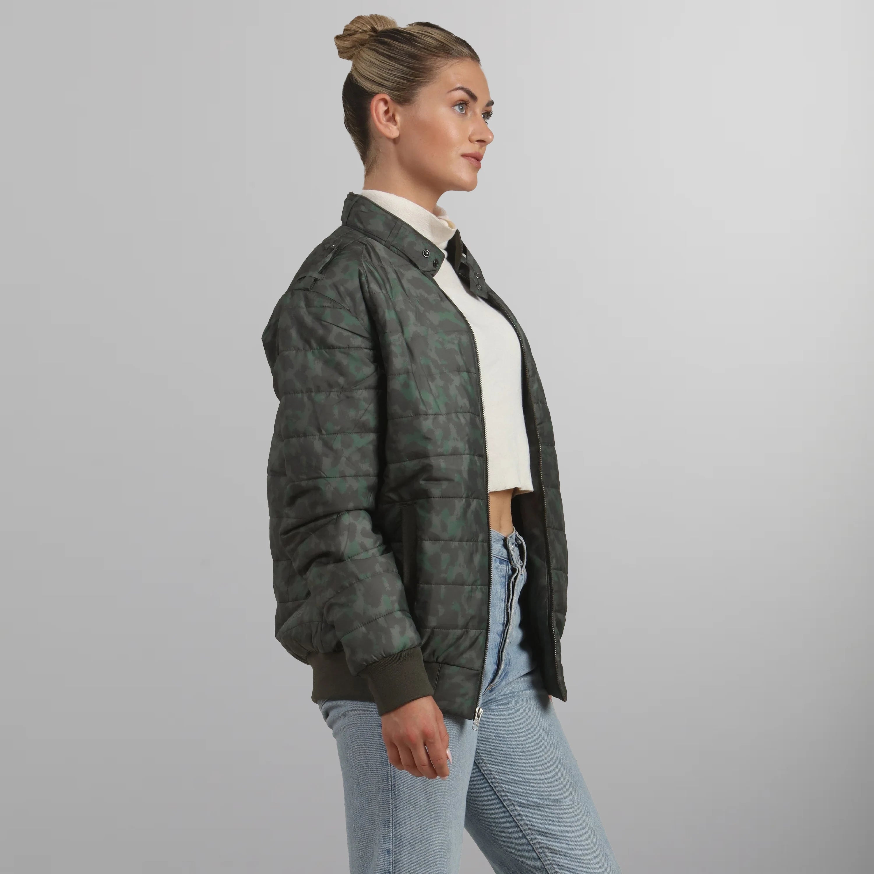 Women's SoHo Oversized Quilted Jacket Women's Iconic Jacket Members Only 