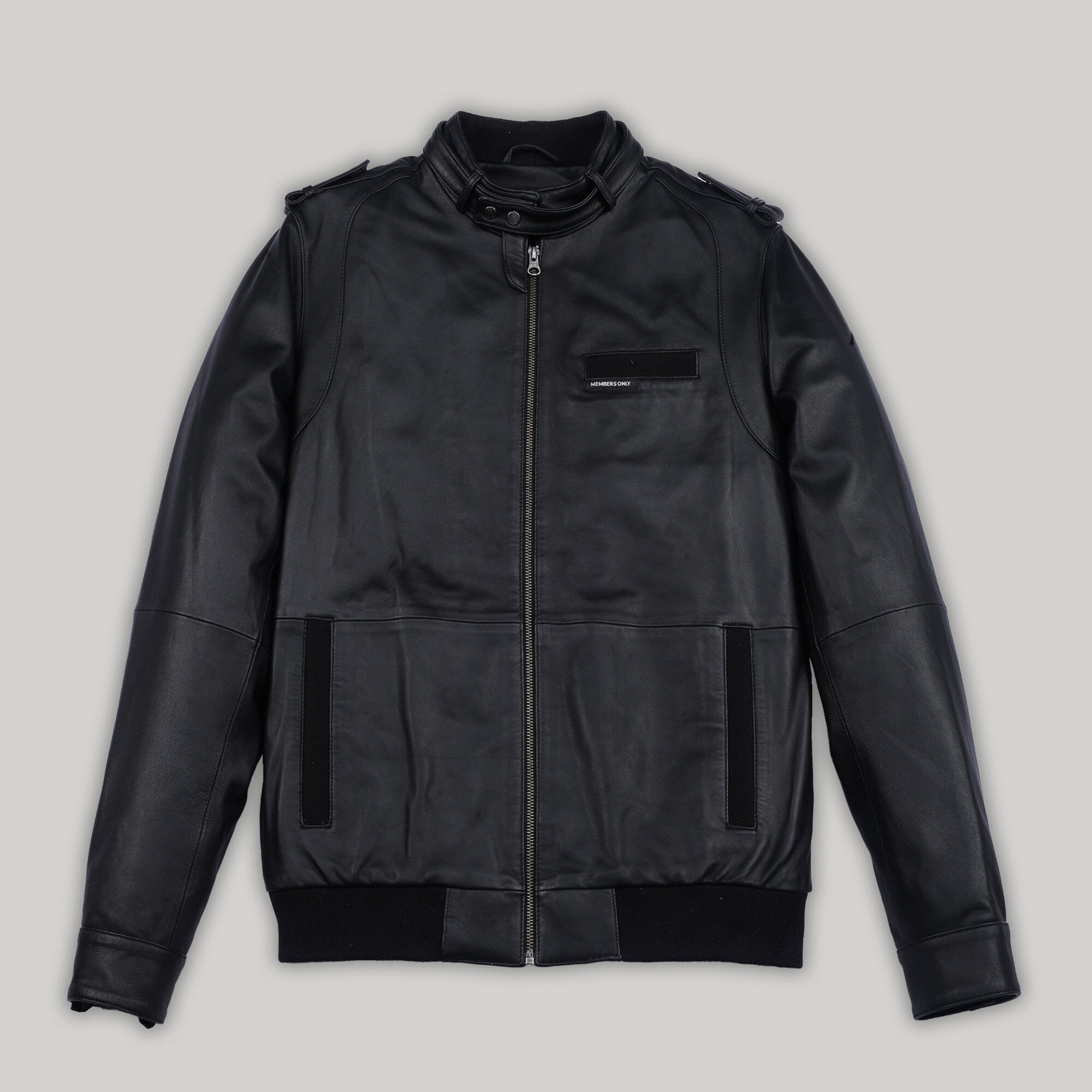 Men's Lambskin Iconic Jacket Men Jacket Members Only Official 