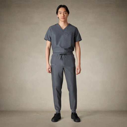 Members Only London Jogger Scrub Pants Men's Scrub Pants Graphite Small 