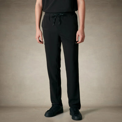 Hampton Open Bottom Scrub Pants Mens Scrub Pants Members Only® Black Small Regular