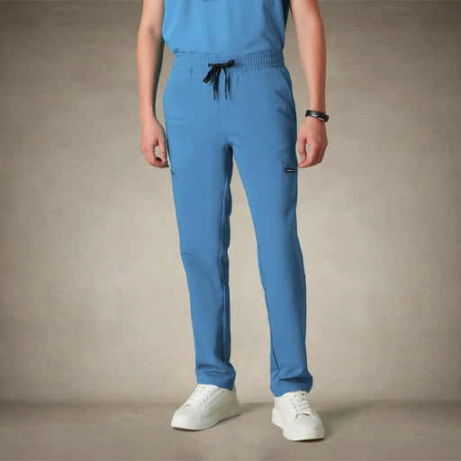 Hampton Open Bottom Scrub Pants Men's Scrub Pants Ceil Blue Small Regular