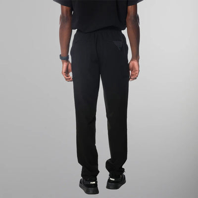 Hampton Open Bottom Scrub Pants Mens Scrub Pants Members Only | Black 