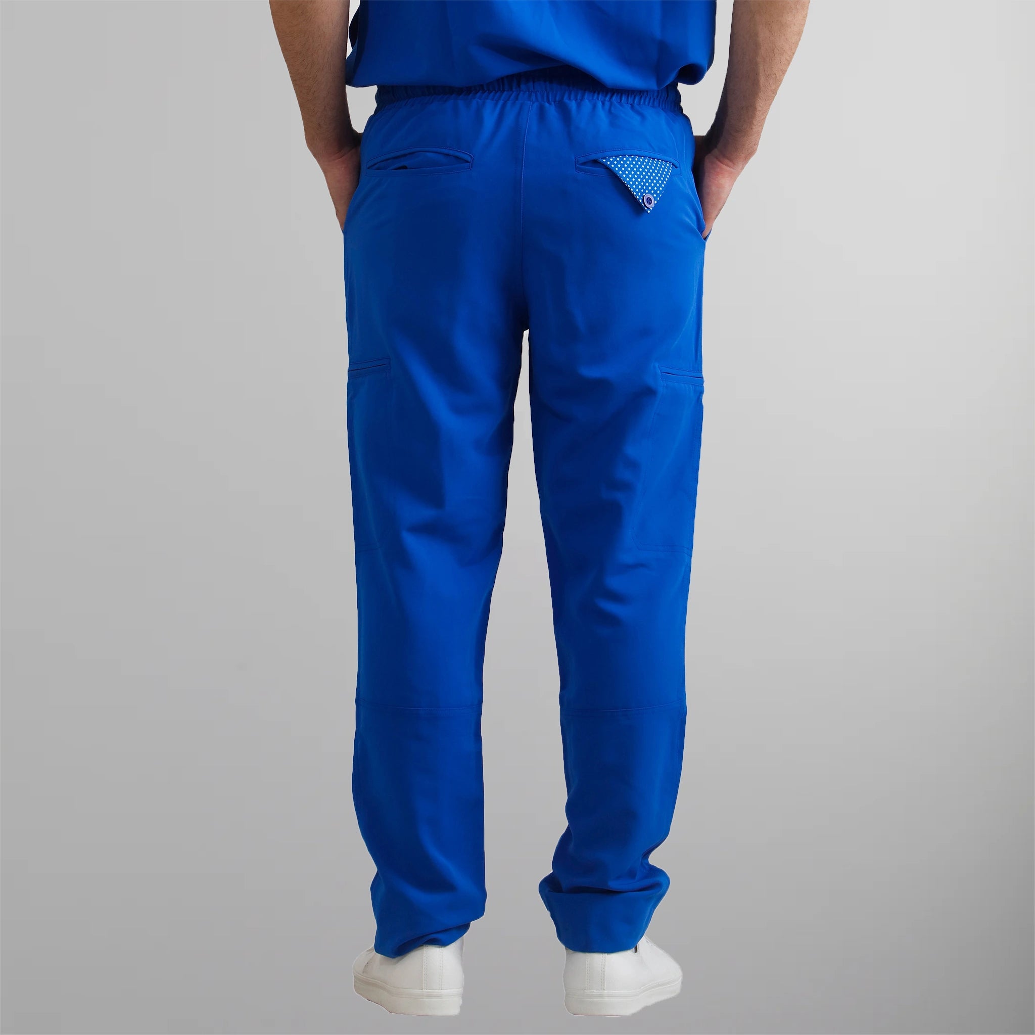 Hampton Open Bottom Scrub Pants Mens Scrub Pants Members Only |  Royal Blue