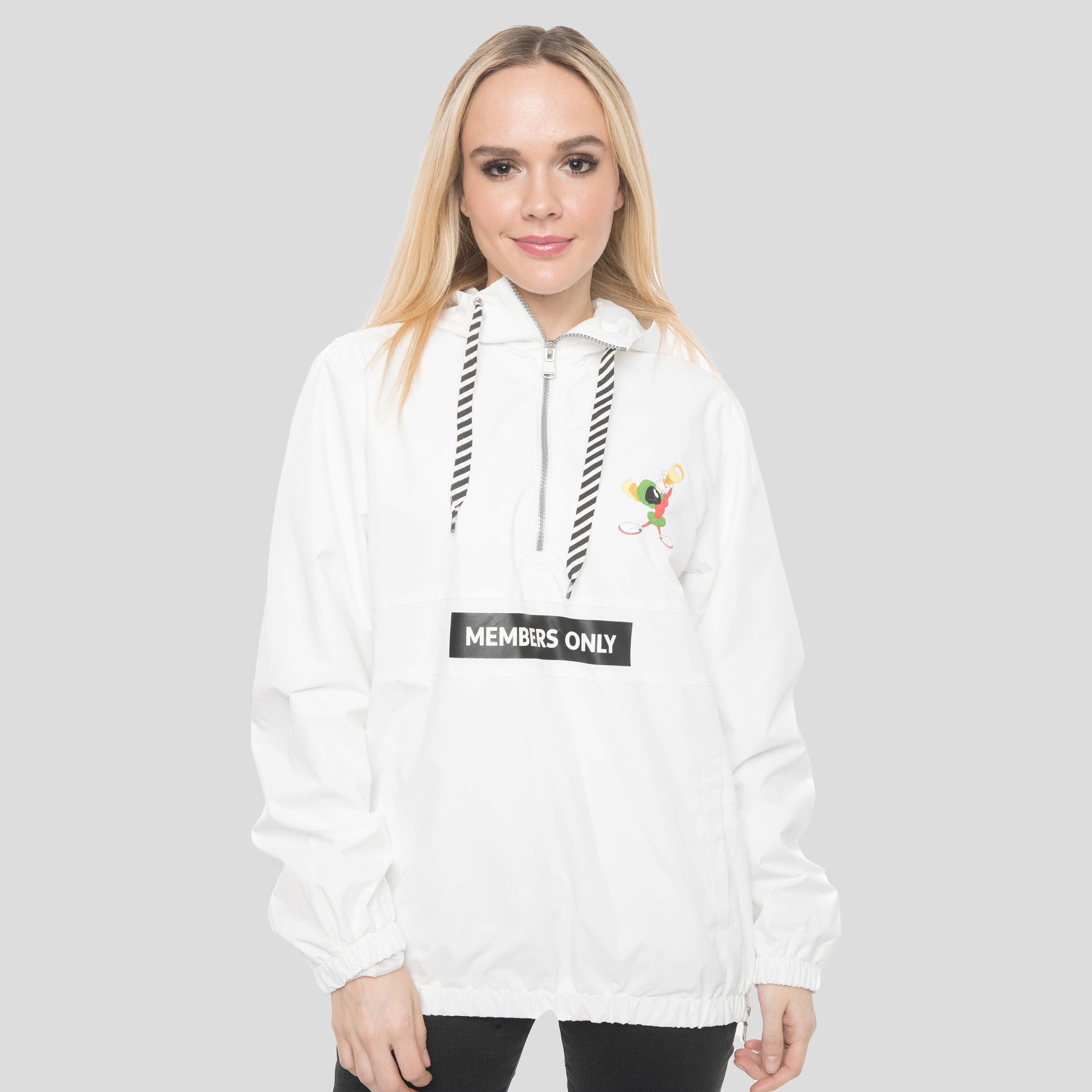 Women's Looney Tunes Collab Popover Oversized Jacket - FINAL SALE Womens Jacket Members Only 