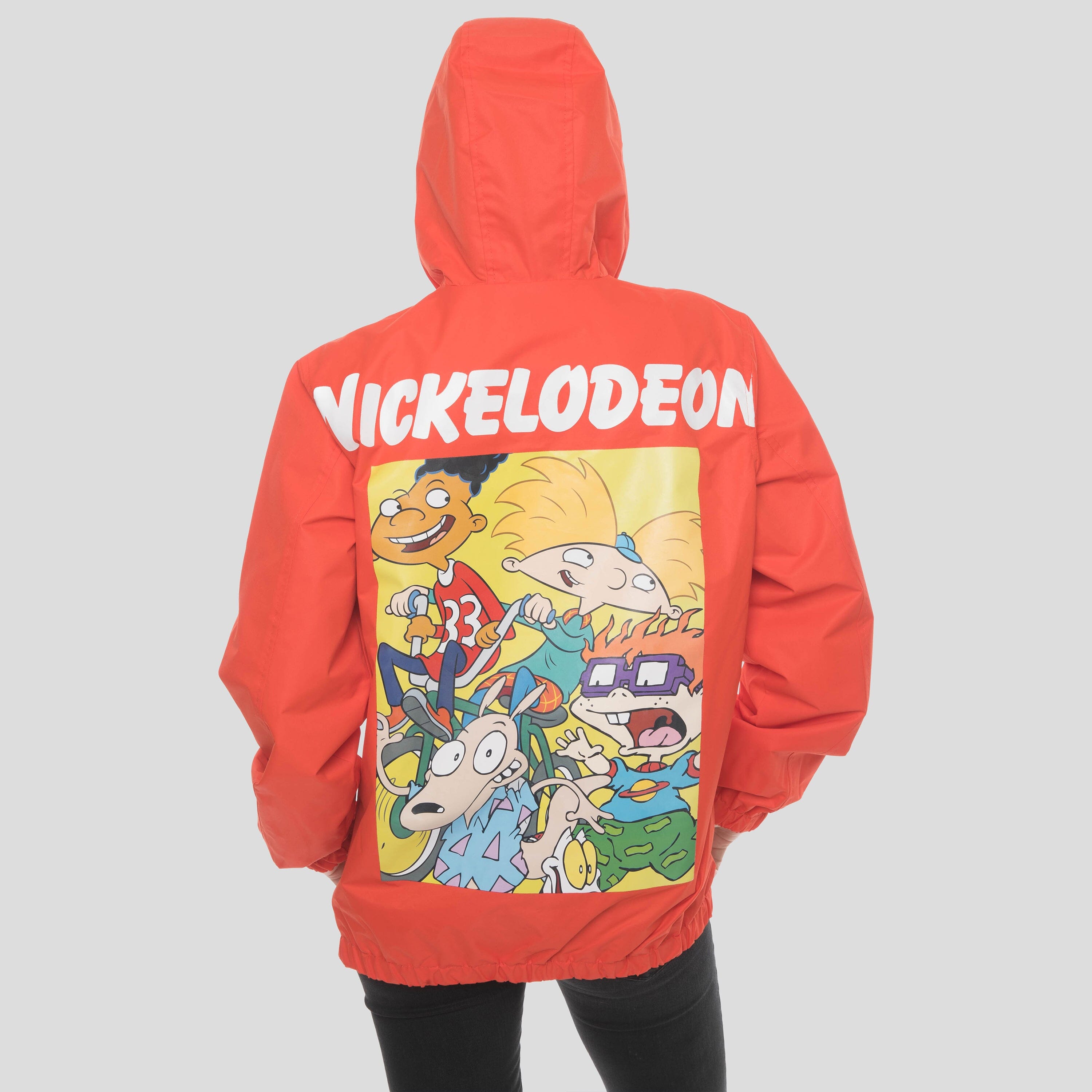 Women's Nickelodeon Collab Popover Oversized Jacket - FINAL SALE Womens Jacket Members Only 