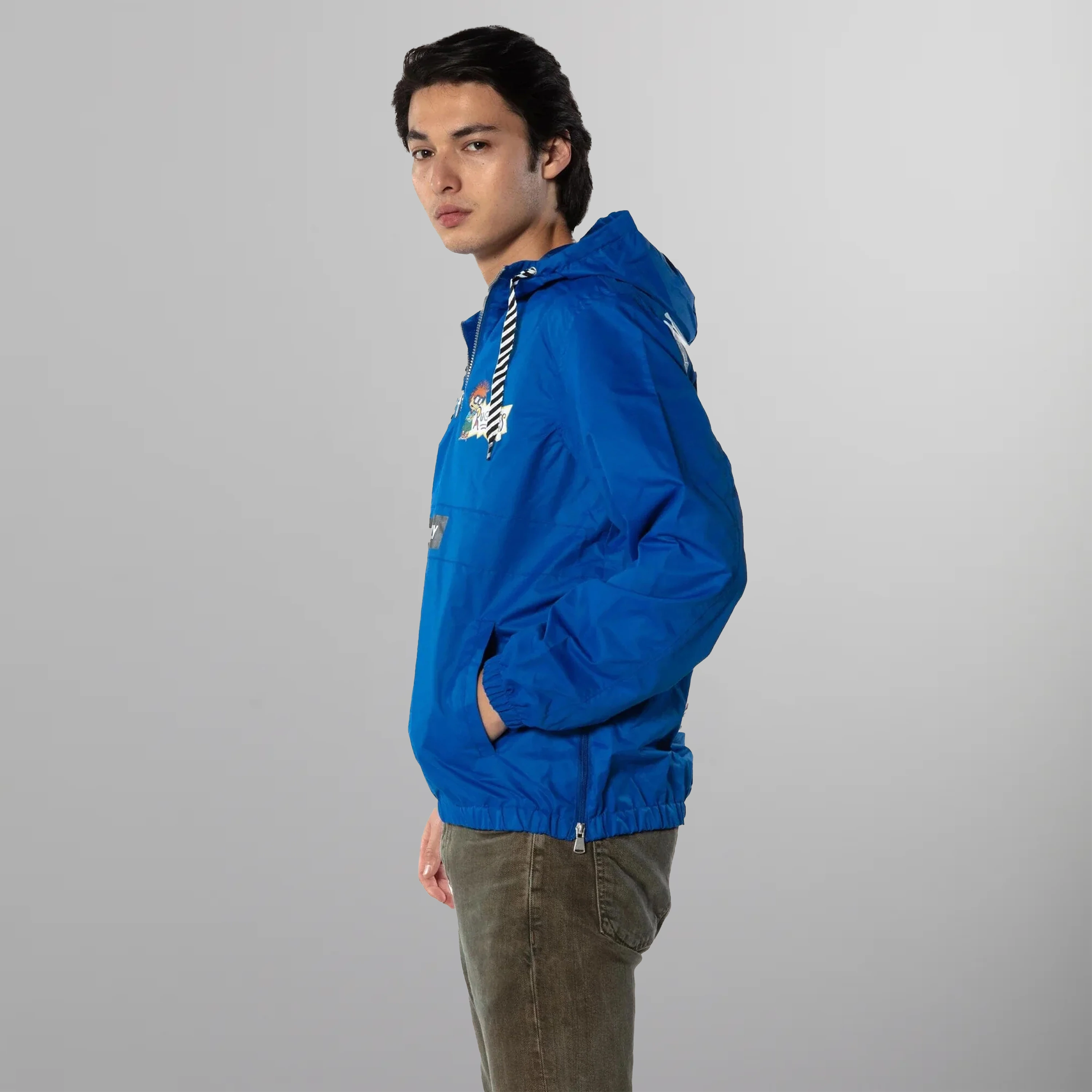 Men's Nickelodeon Collab Popover Jacket - FINAL SALE jacket Members Only 