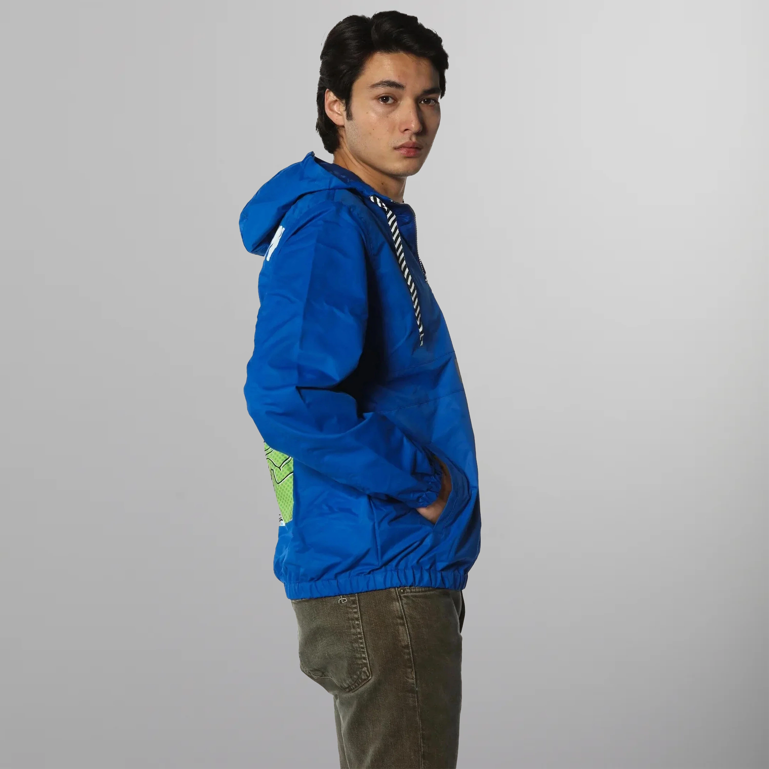 Men's Nickelodeon Collab Popover Jacket - FINAL SALE jacket Members Only 