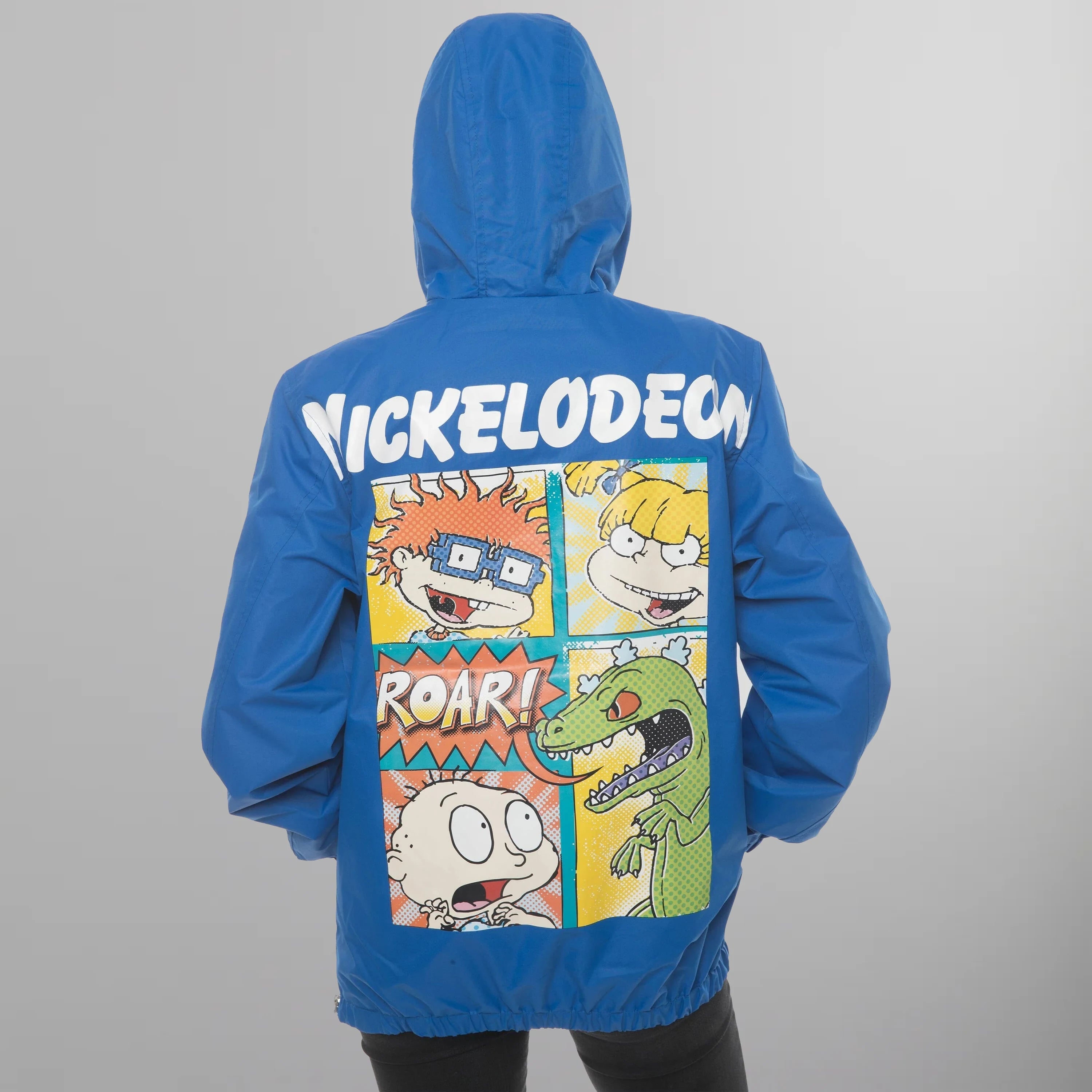 Women's Nickelodeon Collab Popover Oversized Jacket - FINAL SALE Womens Jacket Members Only 