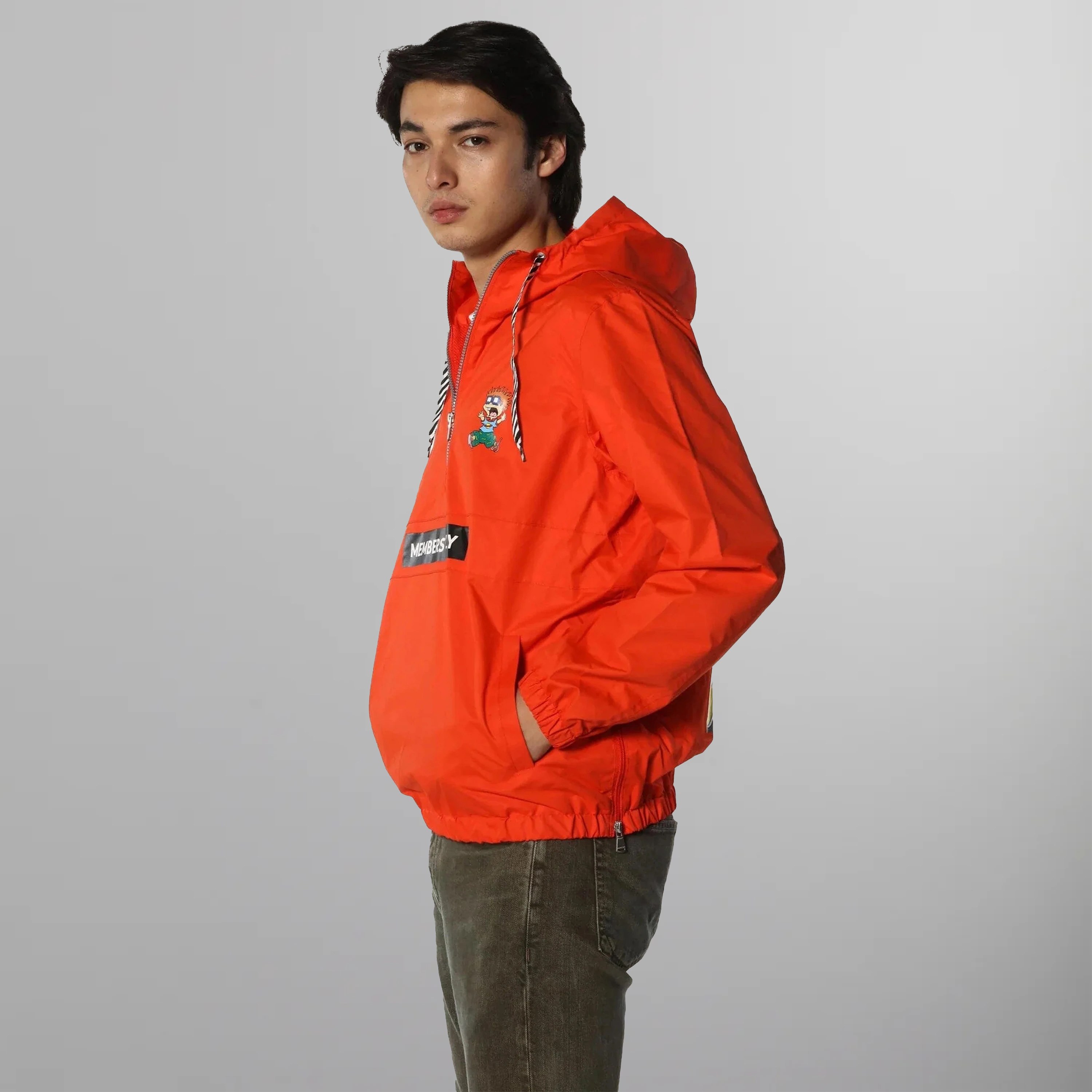 Men's Nickelodeon Collab Popover Jacket - FINAL SALE jacket Members Only 