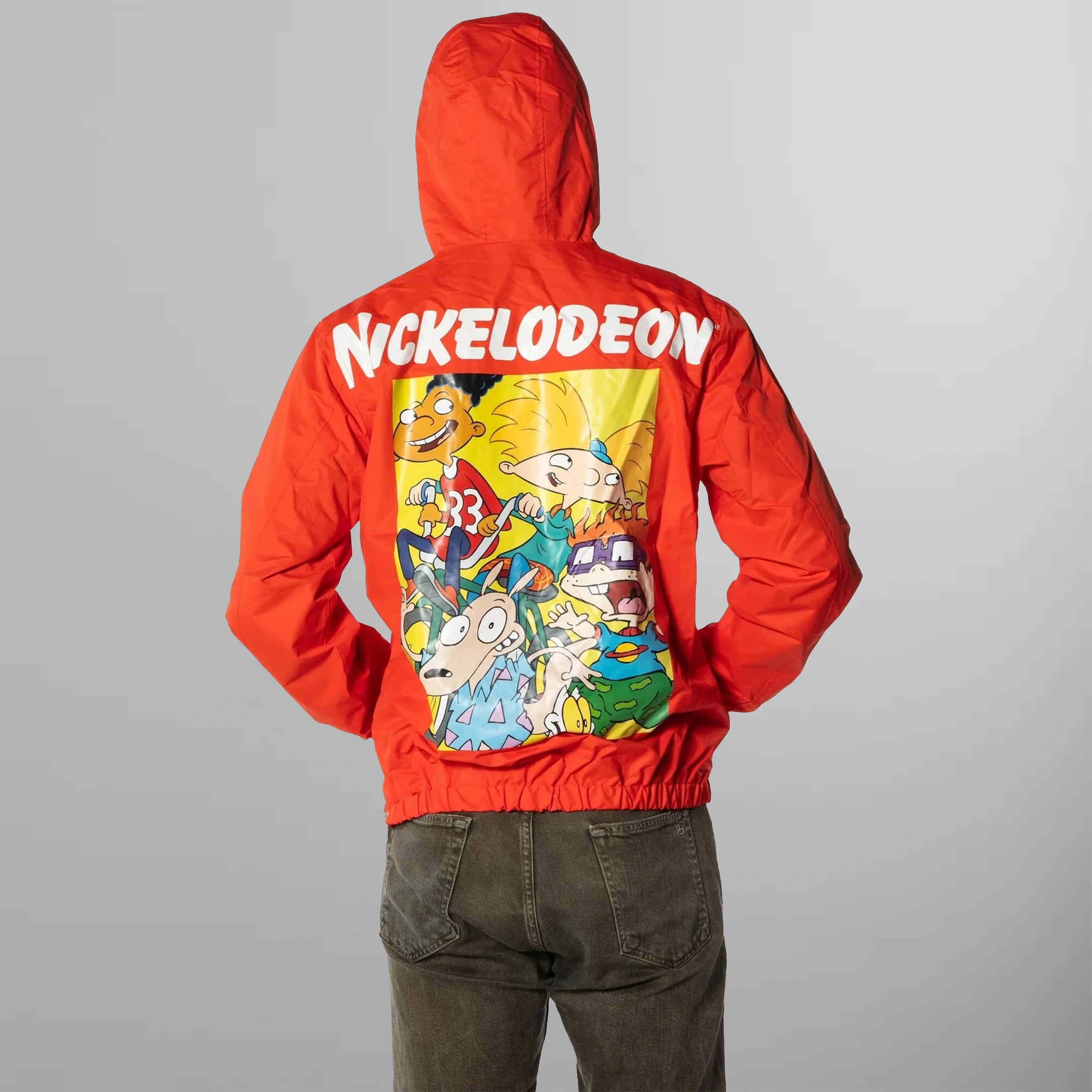 Men's Nickelodeon Collab Popover Jacket - FINAL SALE jacket Members Only 