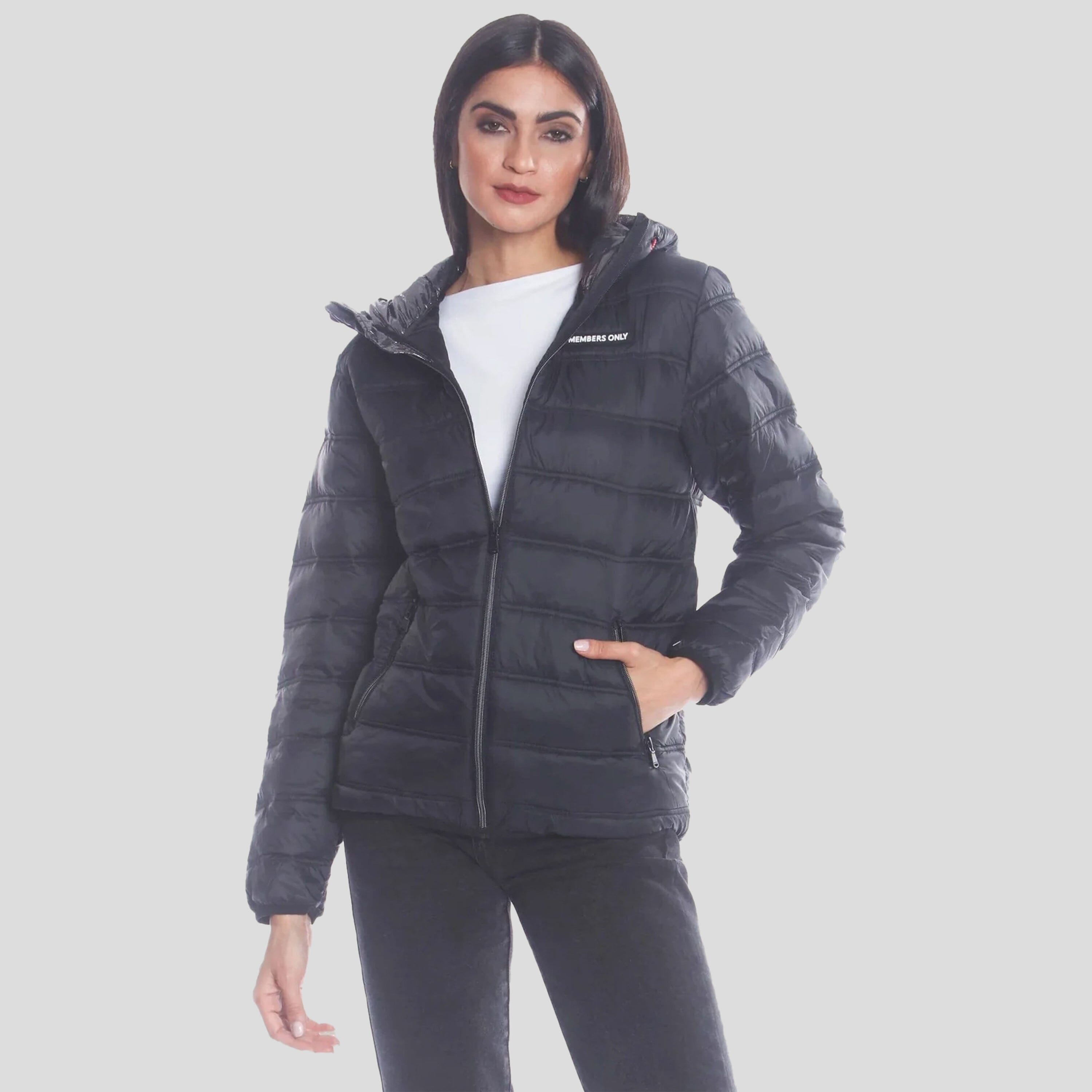 Women's Solid Packable Oversized Jacket - FINAL SALE – Members Only®