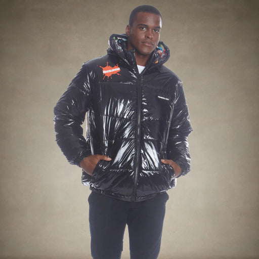 Men's Nickelodeon Shiny Collab Puffer Jacket - FINAL SALE