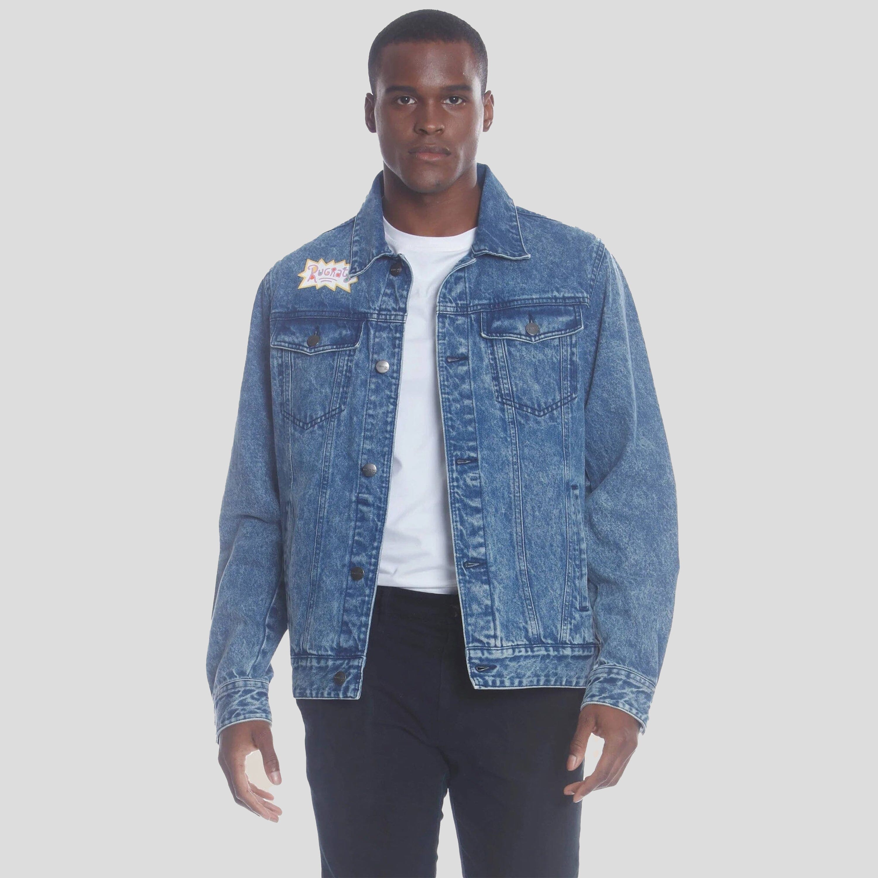 Shop Calvin Klein Jeans Trucker denim jacket on Rinascente