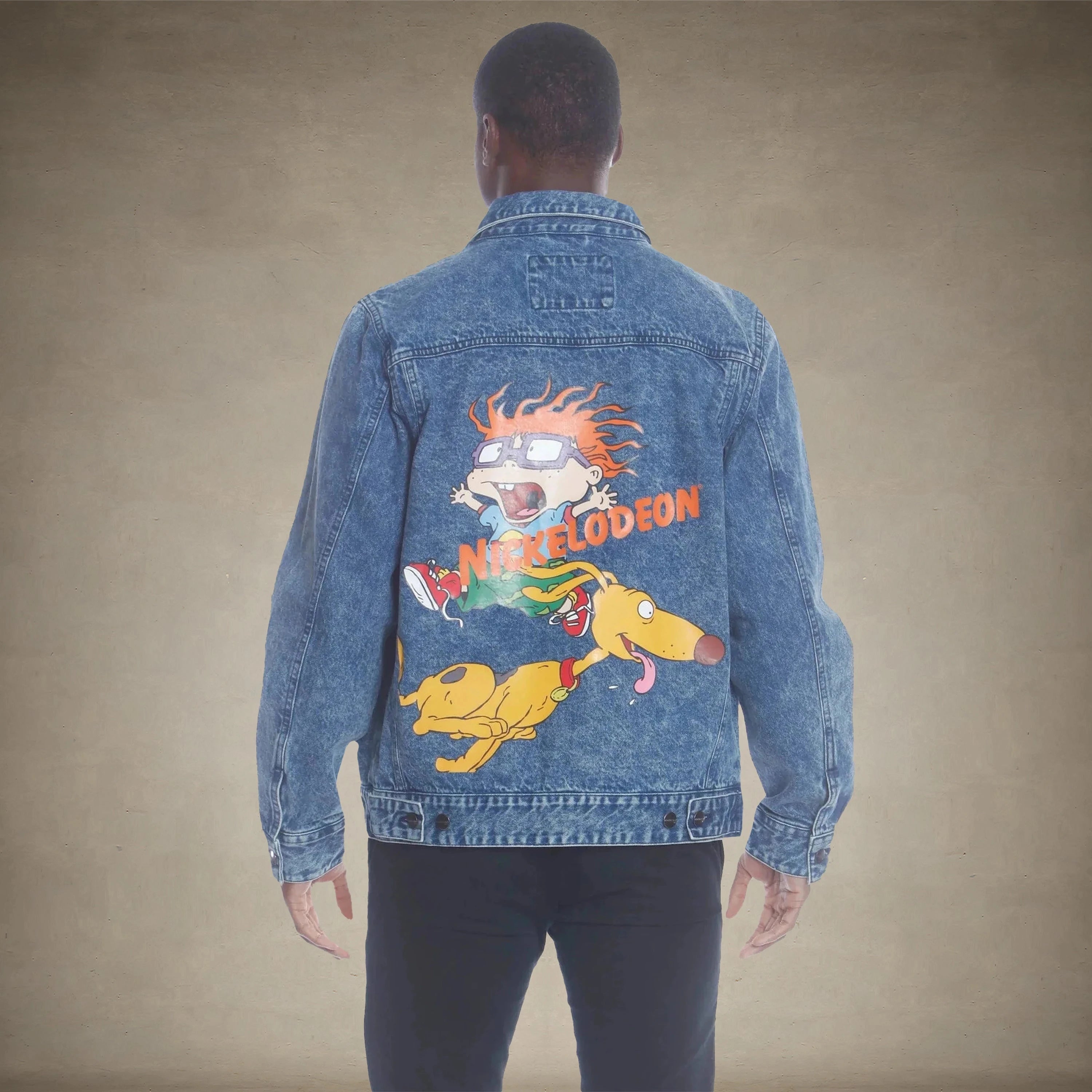 Men's Chucky Placement Nickelodeon Denim Jacket - FINAL SALE Men's Jackets Members Only® 