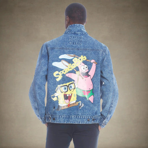 Mens SpongeBob Denim Jacket - FINAL SALE Members Only® 
