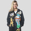 Women's Chucky Placement Windbreaker Oversized Jacket - FINAL SALE Womens Jacket Members Only 