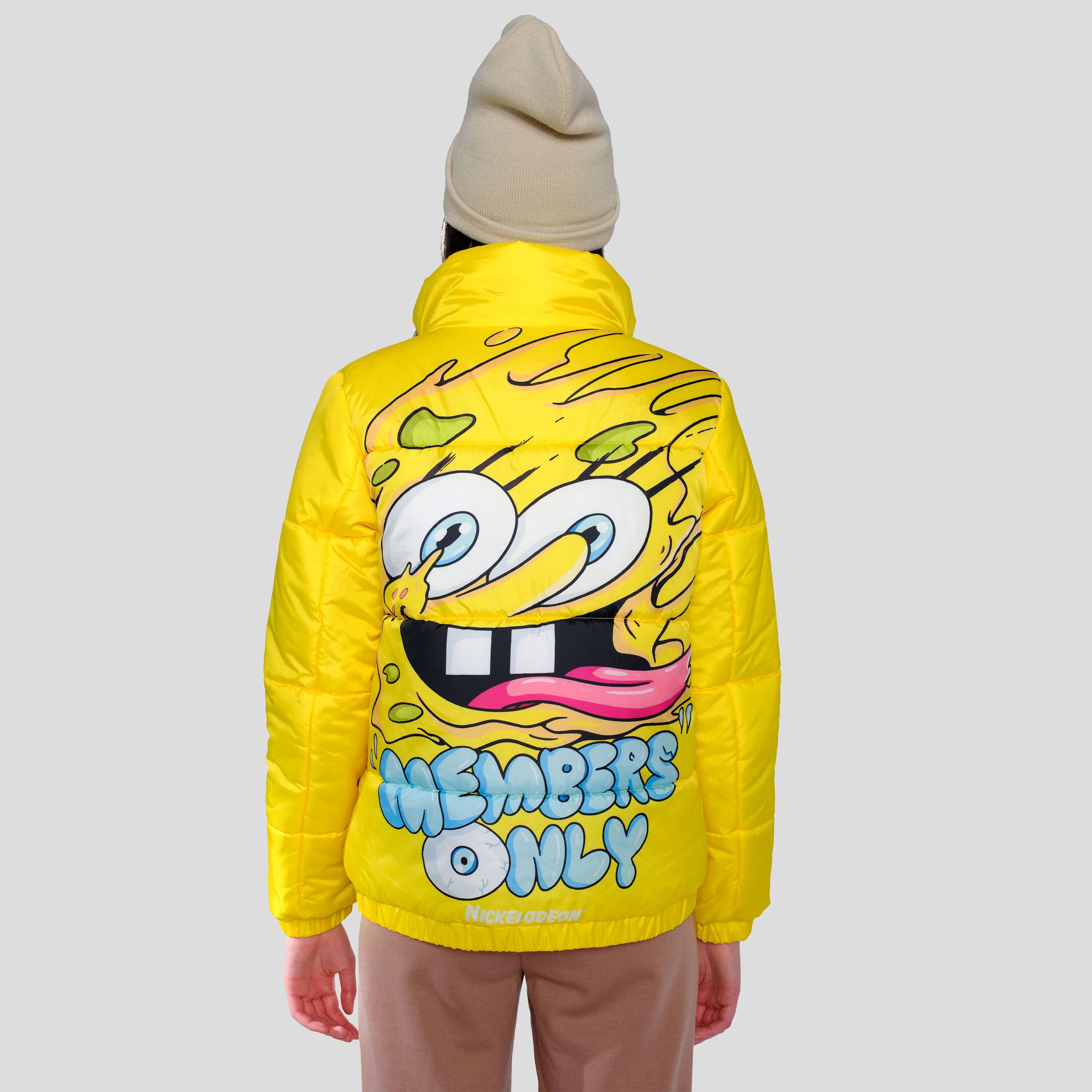 Women's Spongebob ReversiblePuffer Jacket – Members Only®