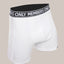 Members Only Men's 3PK Cotton Spandex Boxer Brief - White Briefs Members Only WHITE SMALL 