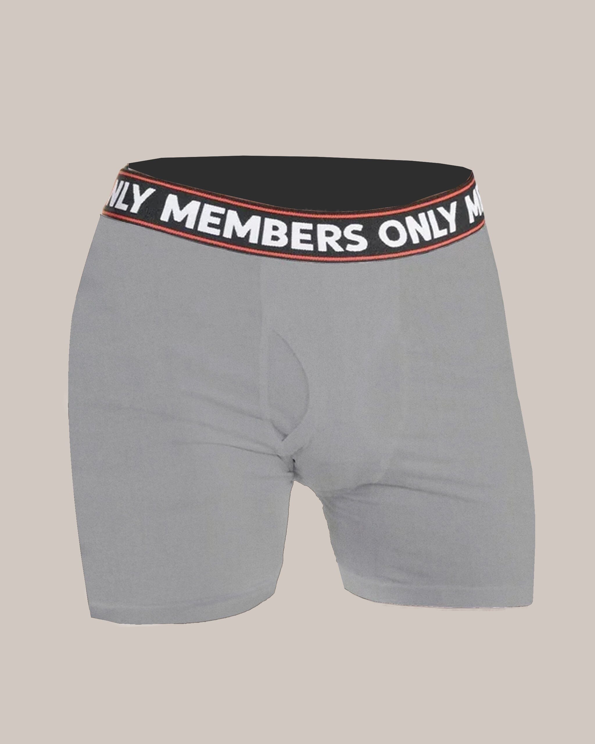 Men’s 3PK Poly Spandex Athletic Boxer Brief Briefs Members Only 