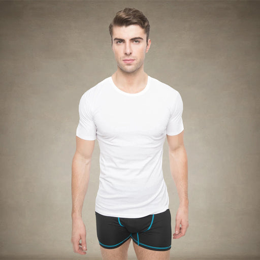 Men's 3PK Cotton Crew Neck T-Shirt - White - FINAL SALE Men's Sleep Shirt Members Only® White SMALL 