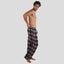 Men's Flannel Sleep Pants Logo Elastic - Red Sleepwear Pants Members Only 