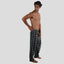 Men's Minky Fleece Sleep Pants - Black Plaid Men's Sleep Pant Members Only 