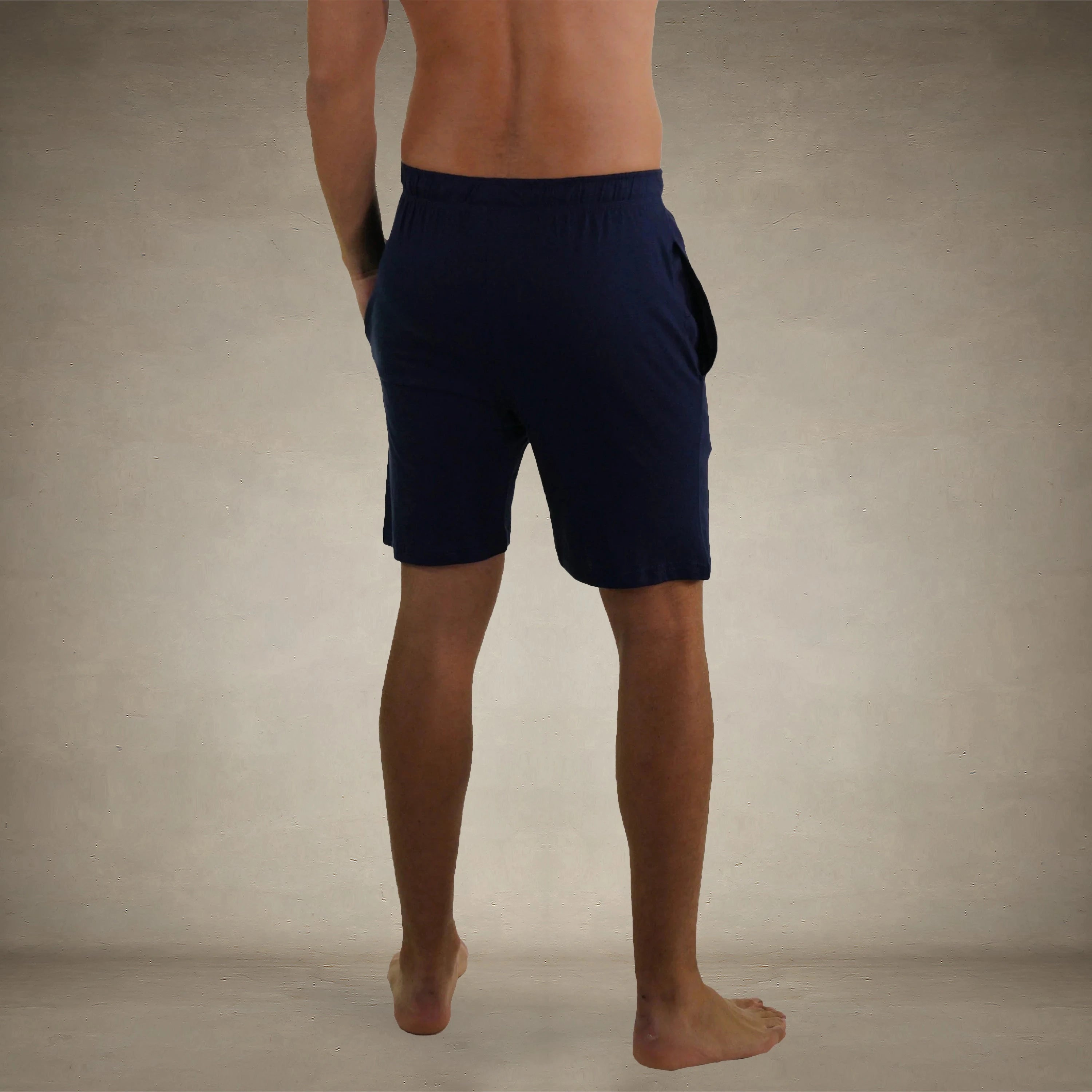 Men's Jersey Sleep Shorts - Navy - FINAL SALE Men's Sleep Pant Members Only