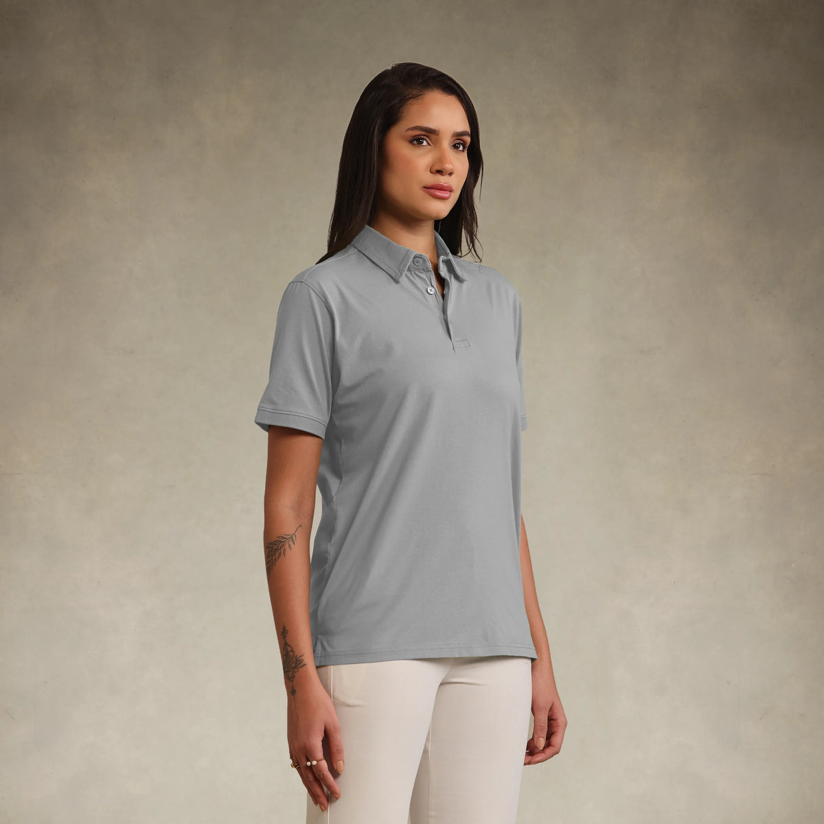Women's Oversized Polo Shirt