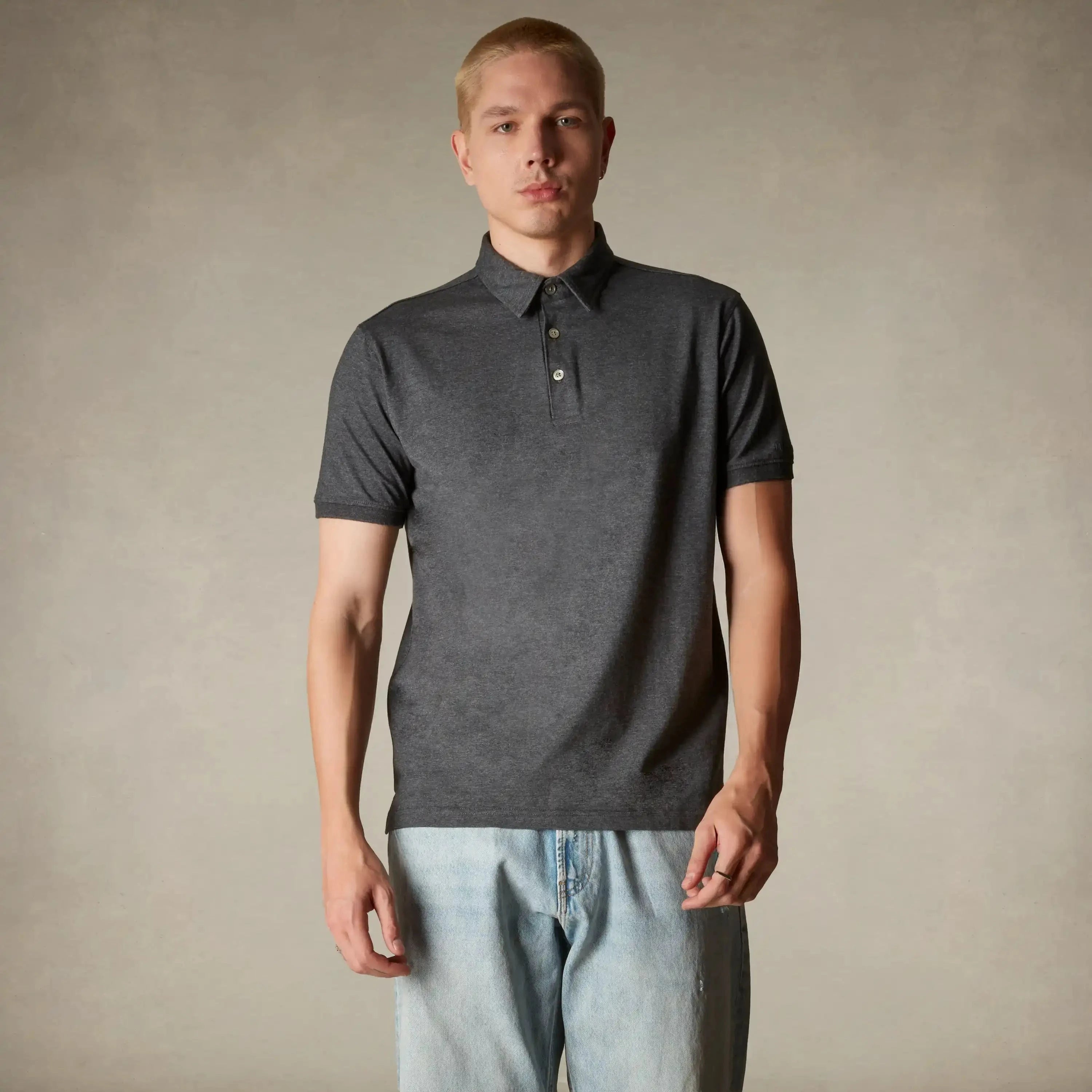 Men's Polo Shirt Members Only® Charcoal S 