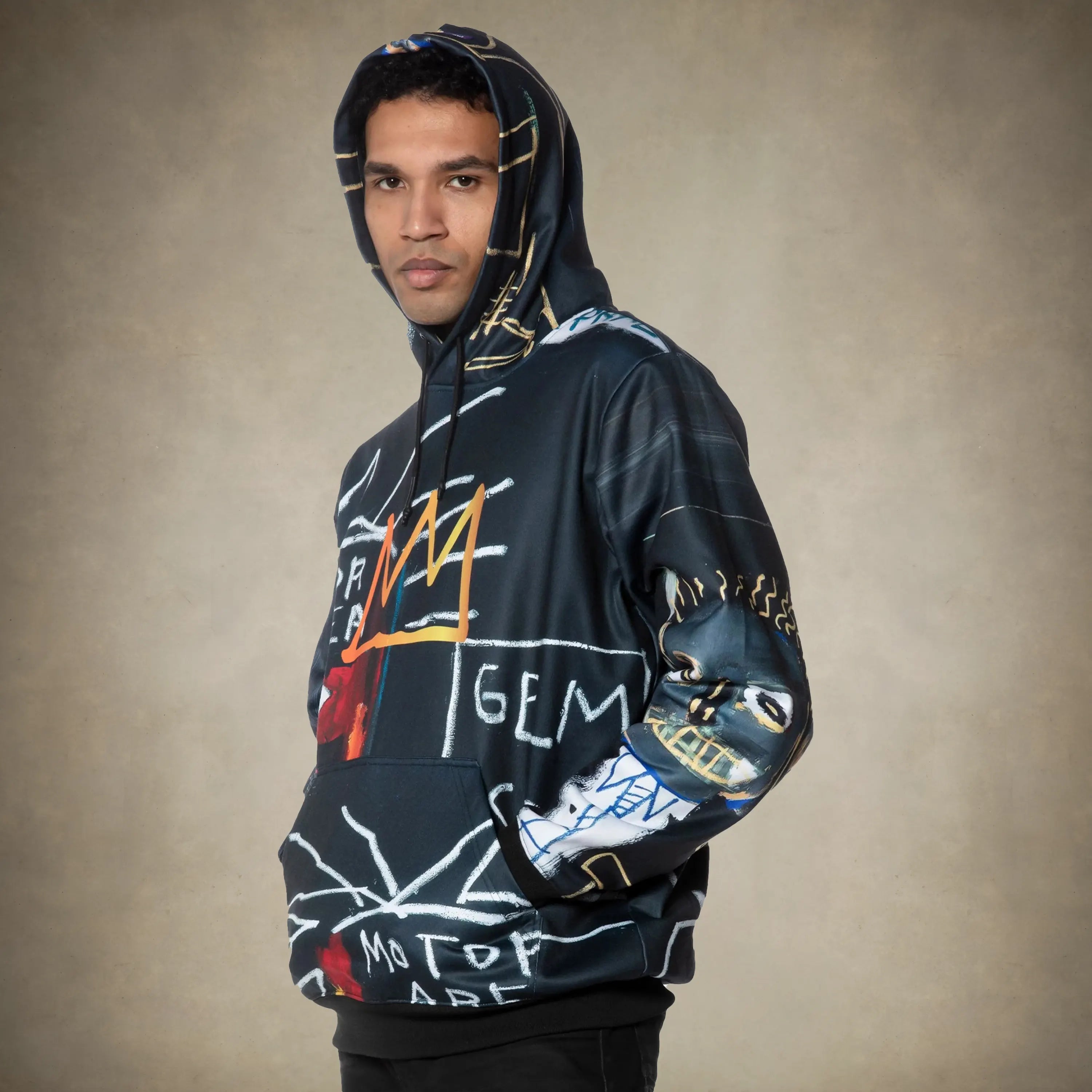 Men's Basquiat X Members Only Hoodie Jacket - FINAL SALE