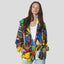 Women's Basquiat Windbreaker Oversized Jacket - FINAL SALE Womens Jacket Members Only Official 