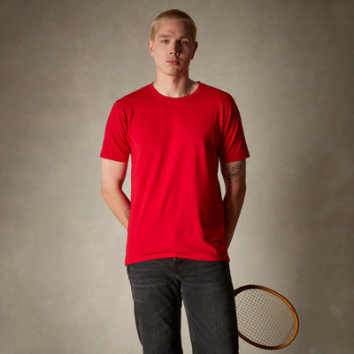 Men’s Crew Neck T-Shirt Members Only Red Small 