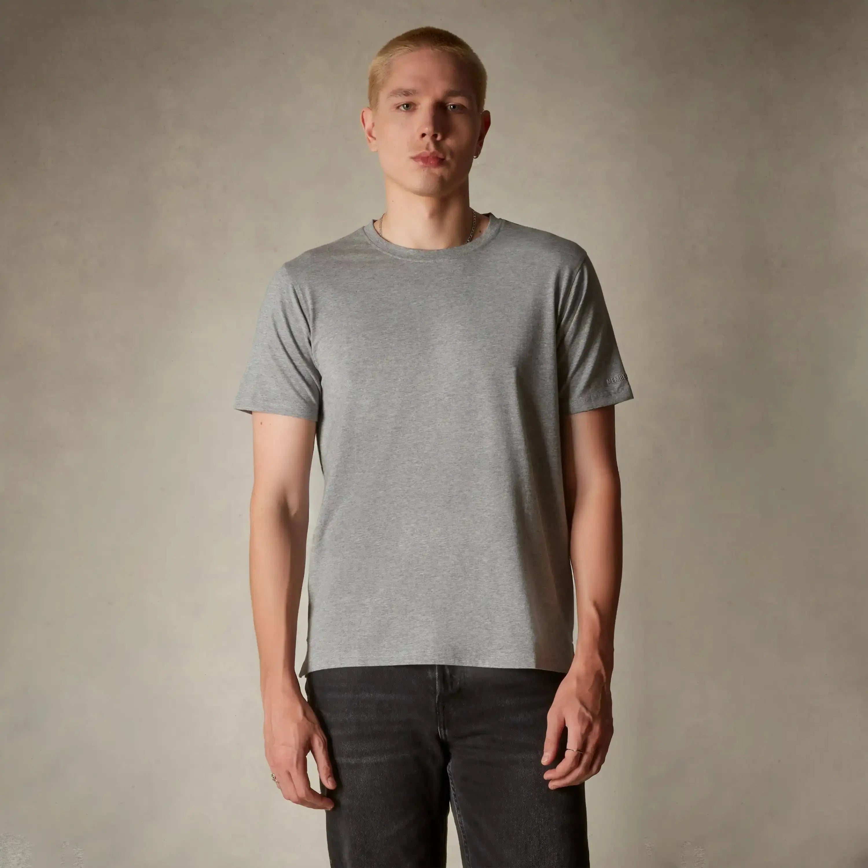 Men’s Crew Neck T-Shirt Members Only® Grey S 