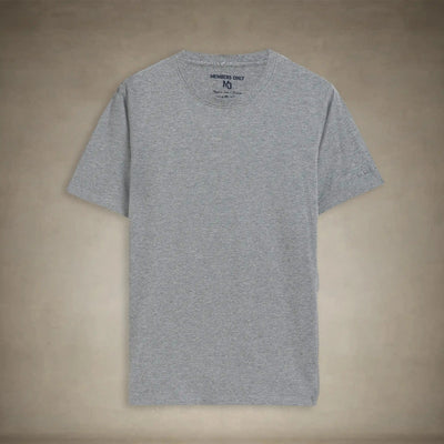 Women's Oversized Crew Neck T-Shirt Members Only® Grey S 